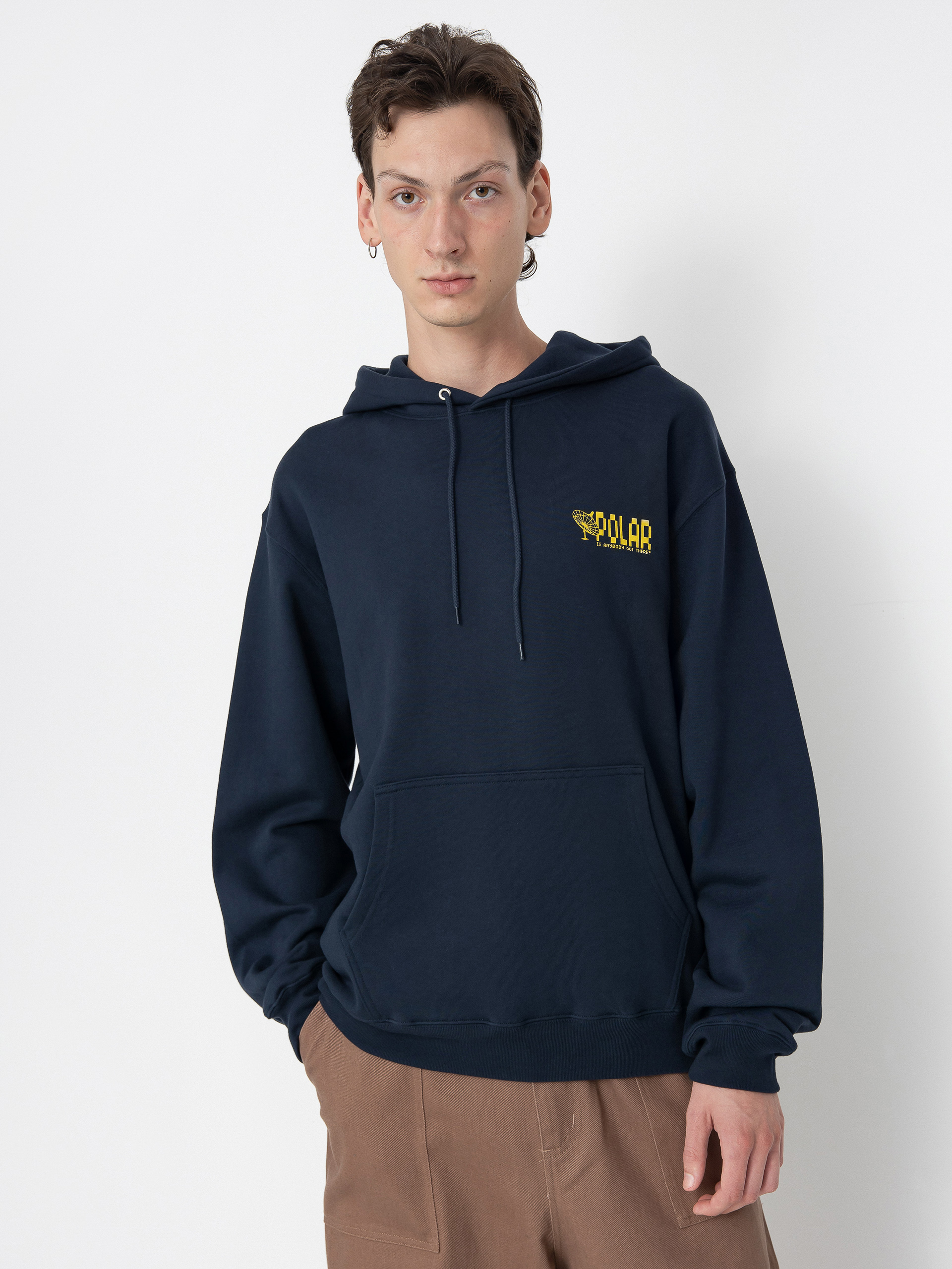 Hanorac cu glugă Polar Skate Dave Hoodie Anyone Out There HD (new navy)