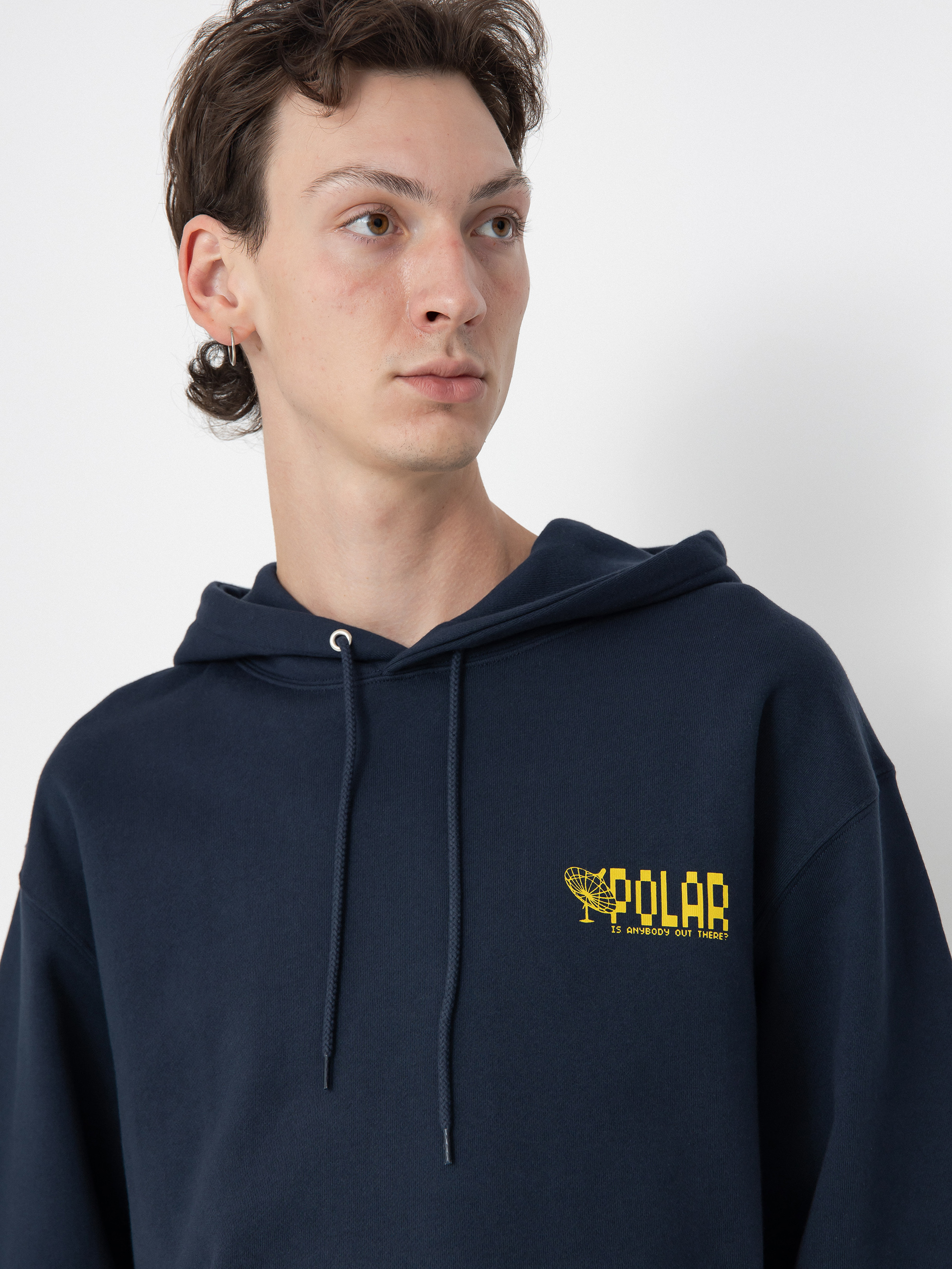 Hanorac cu glugă Polar Skate Dave Hoodie Anyone Out There HD (new navy)