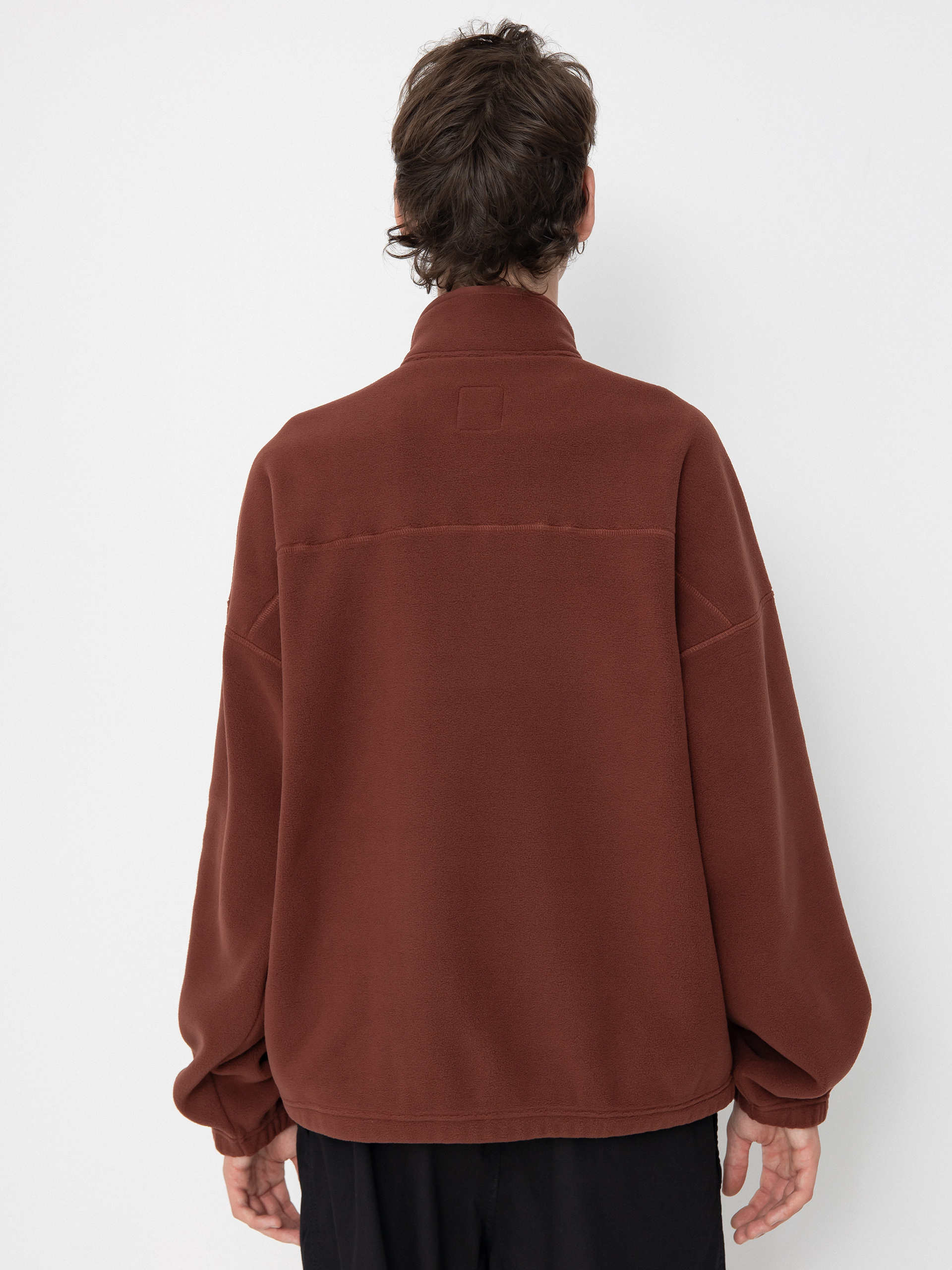 Hanorac cu glugă Polar Skate Ivan Half Zip (wine)