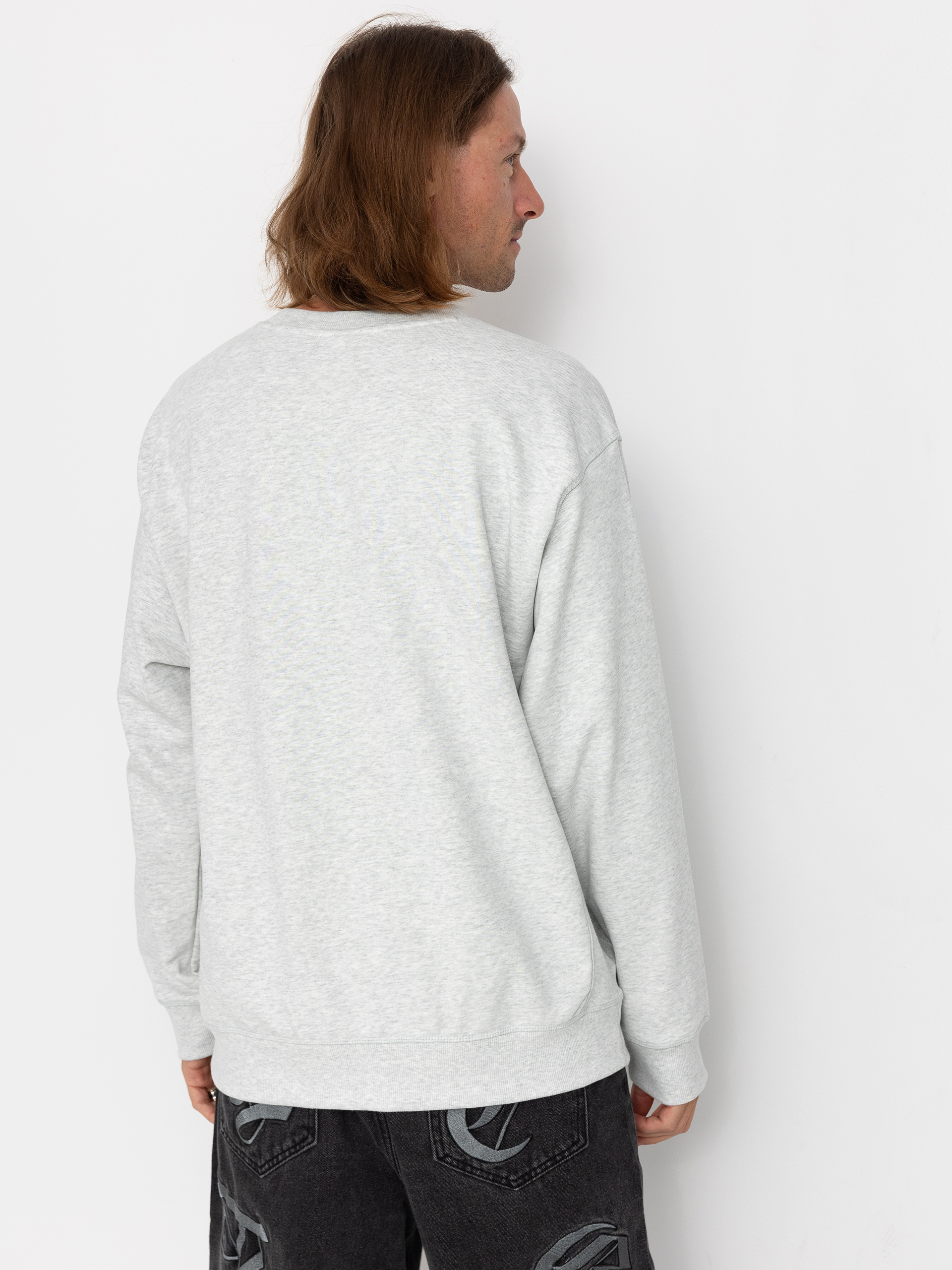 Hanorac New Balance Athletics Premium Logo Crew (ashheather)