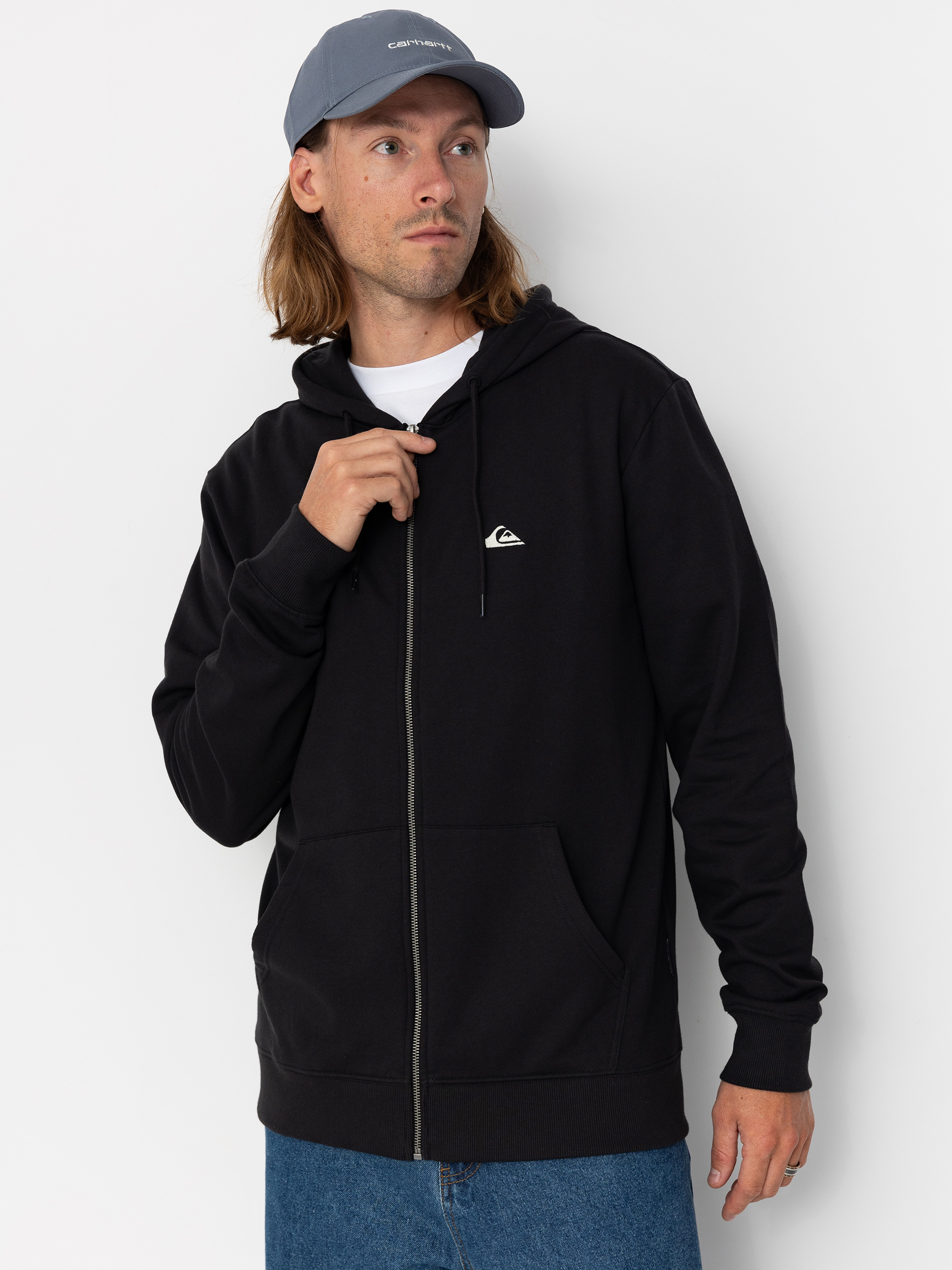 Hanorac cu glugă Quiksilver Basic ZHD (black)