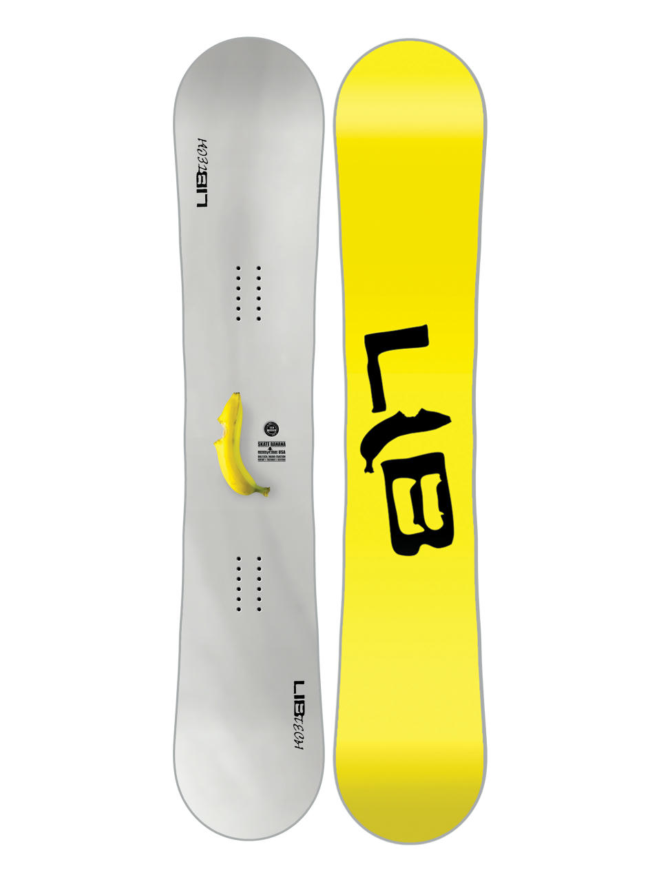 Pentru bărbați Snowboard Lib Tech Skate Banana (yellow)