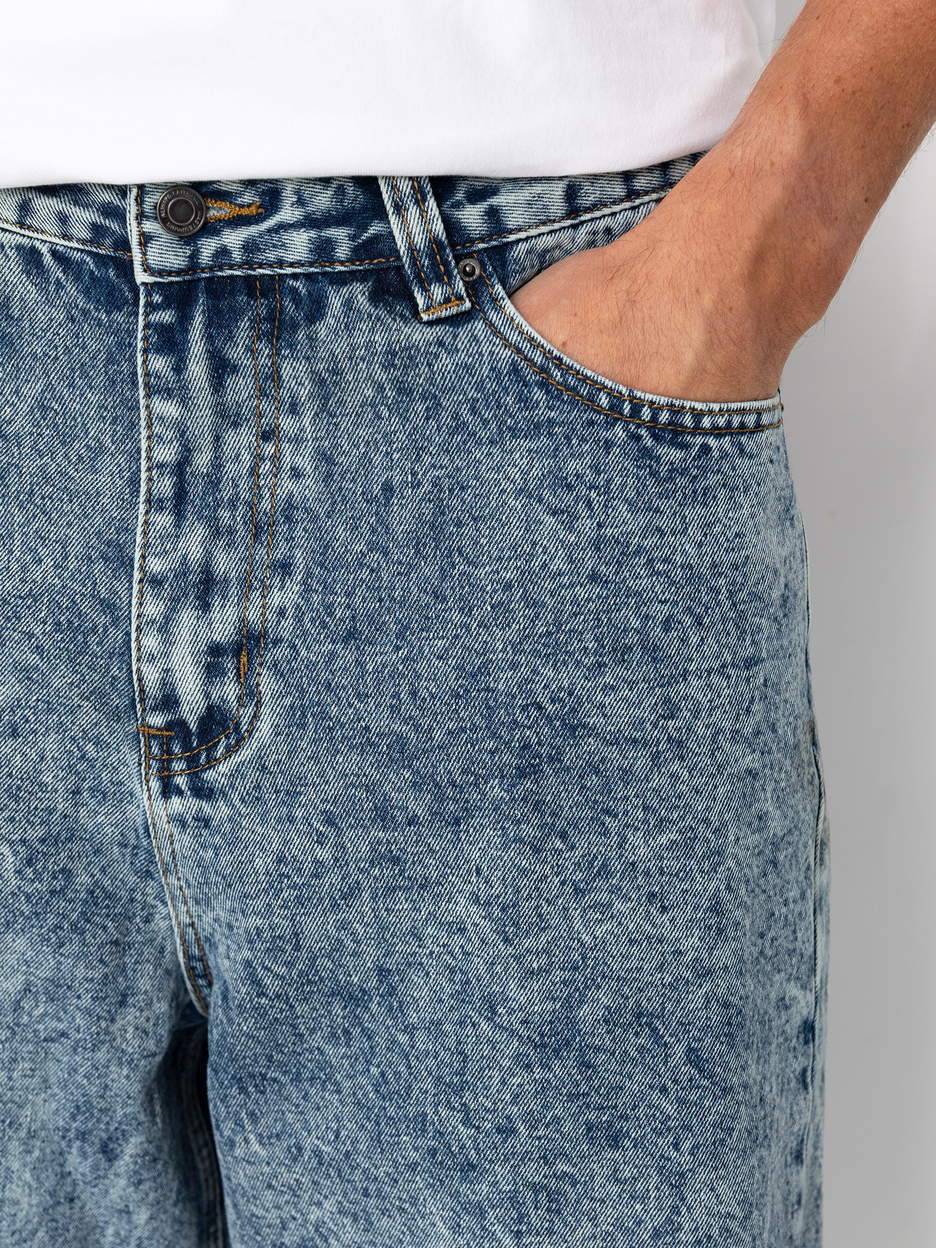 Pantaloni Wasted Paris Signature Snow Casper (dark blue)