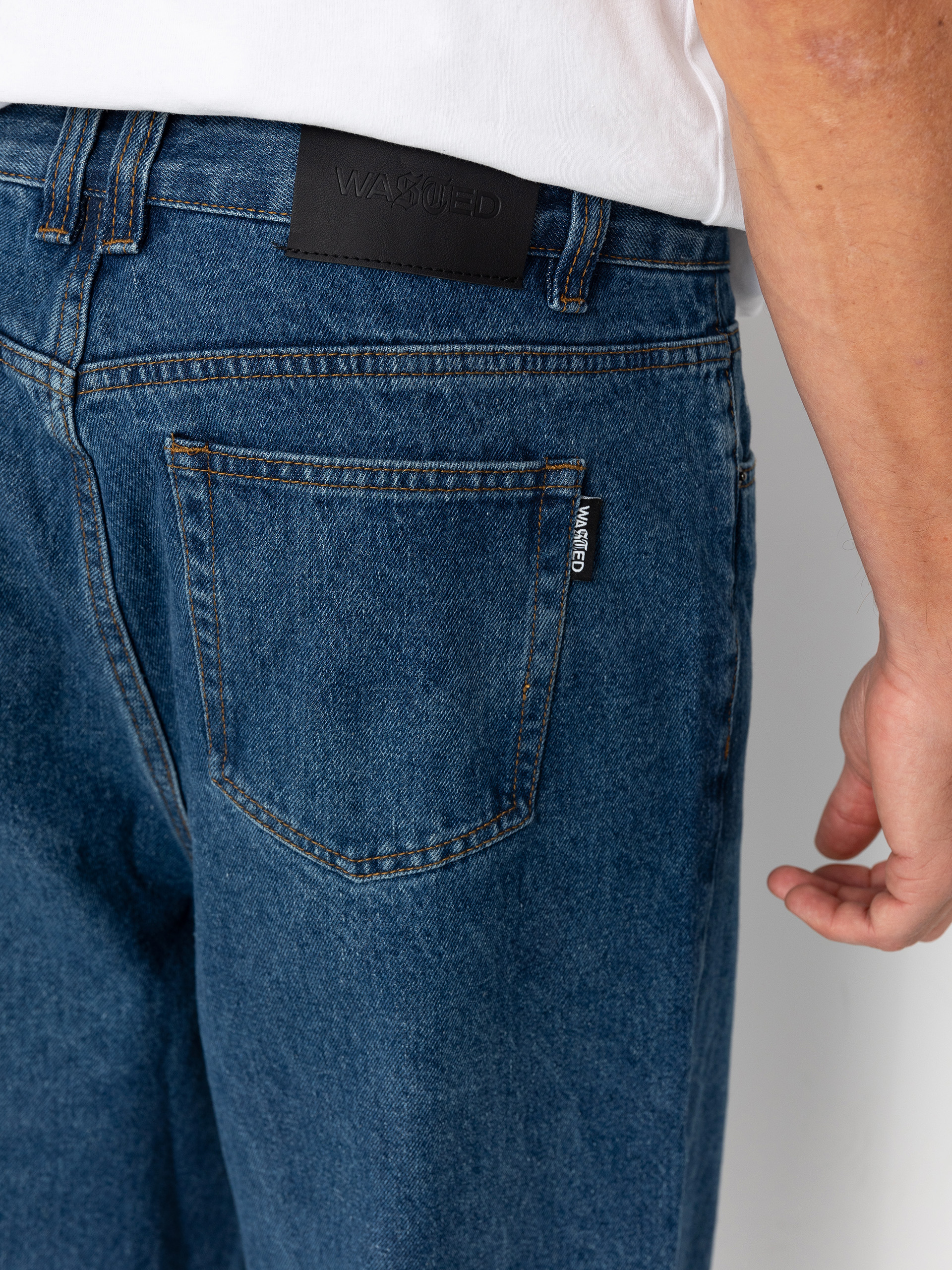 Pantaloni Wasted Paris Signature Casper (washed blue)