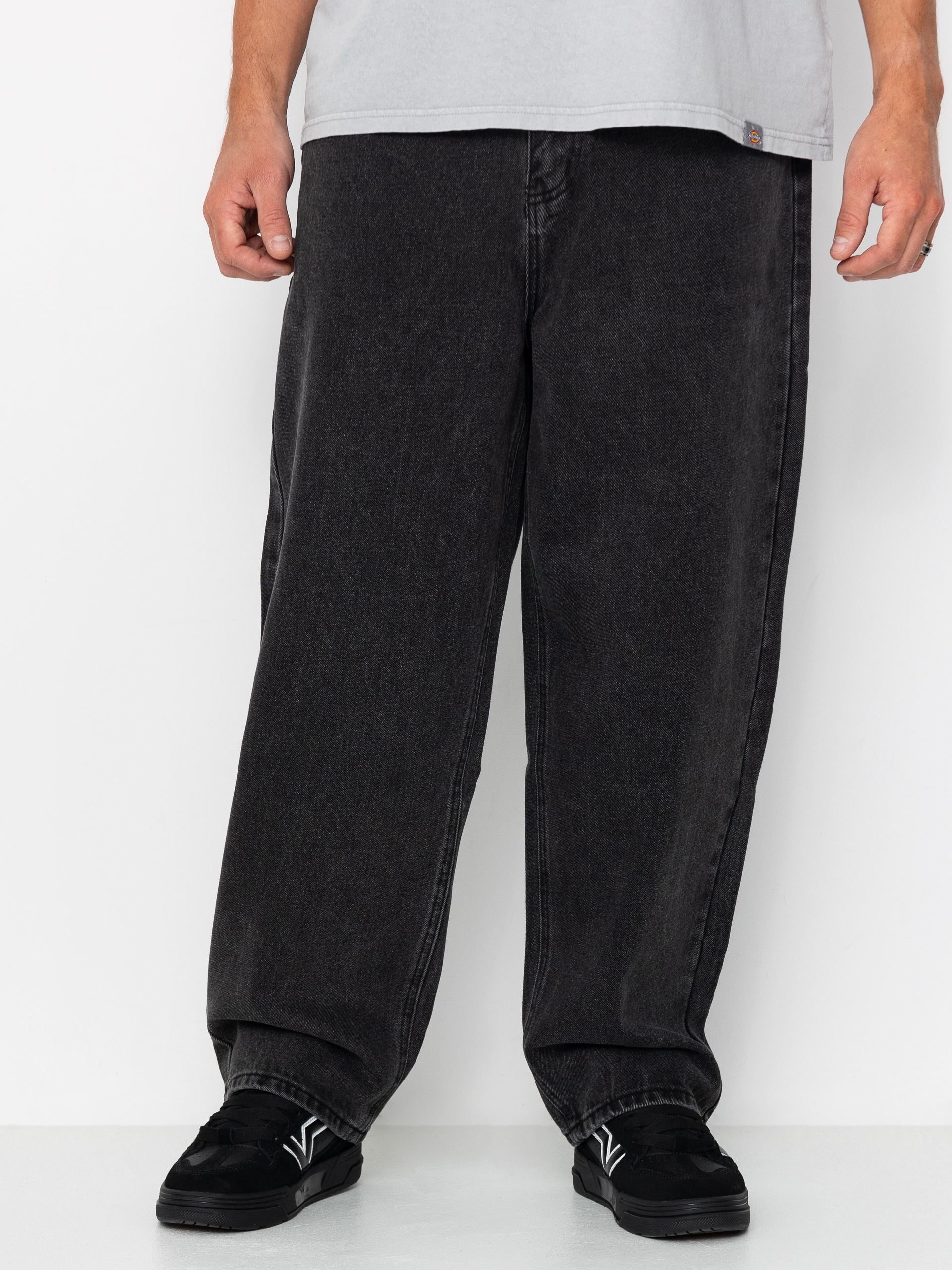 Pantaloni Wasted Paris Kingdom Curve Casper (faded black)