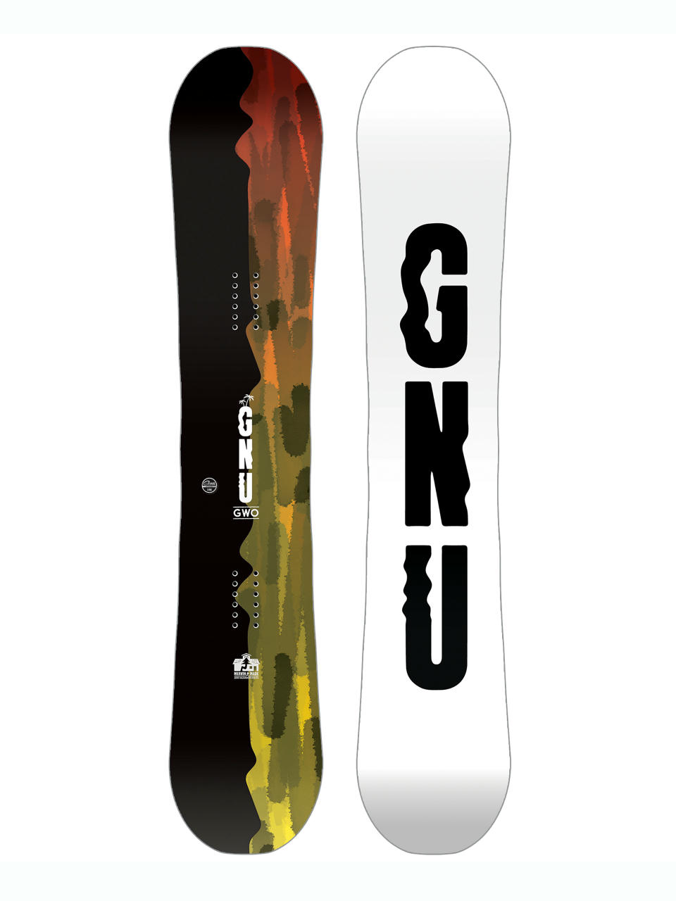 Pentru bărbați Snowboard Gnu Gwo (white)