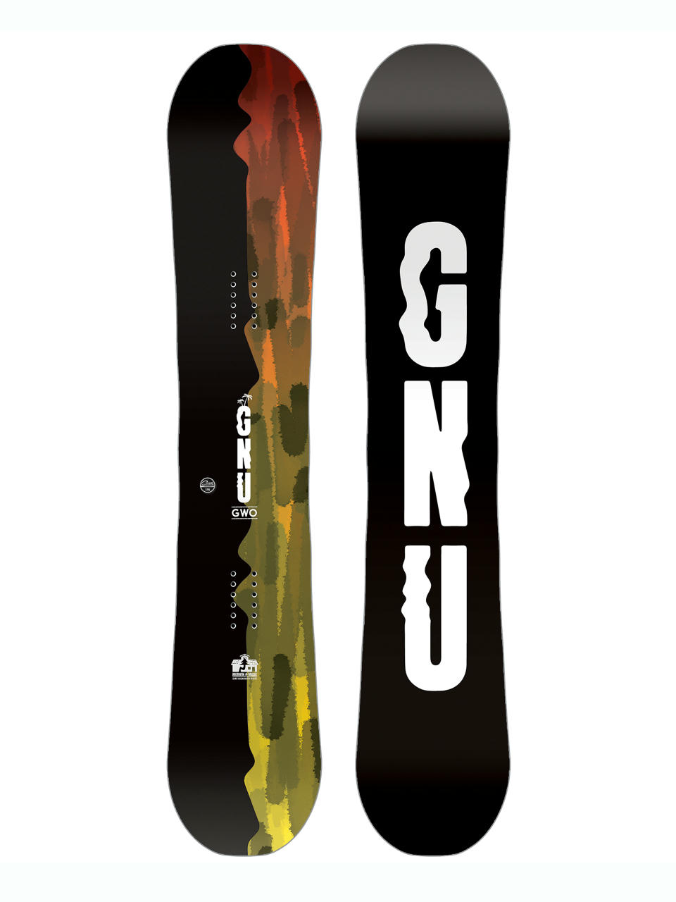 Pentru bărbați Snowboard Gnu Gwo (black)