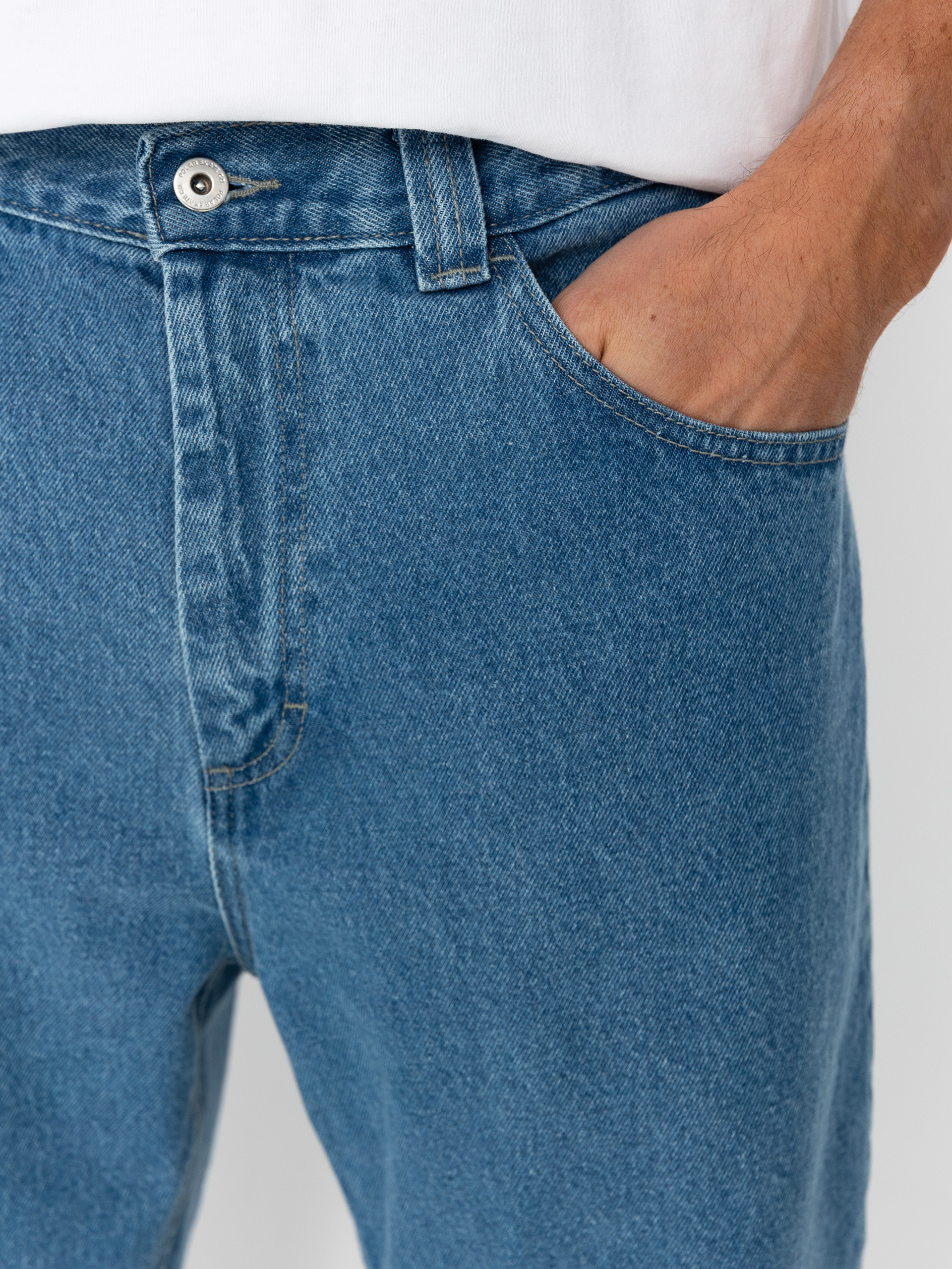 Pantaloni Polar Skate 92! Denim (mid blue)