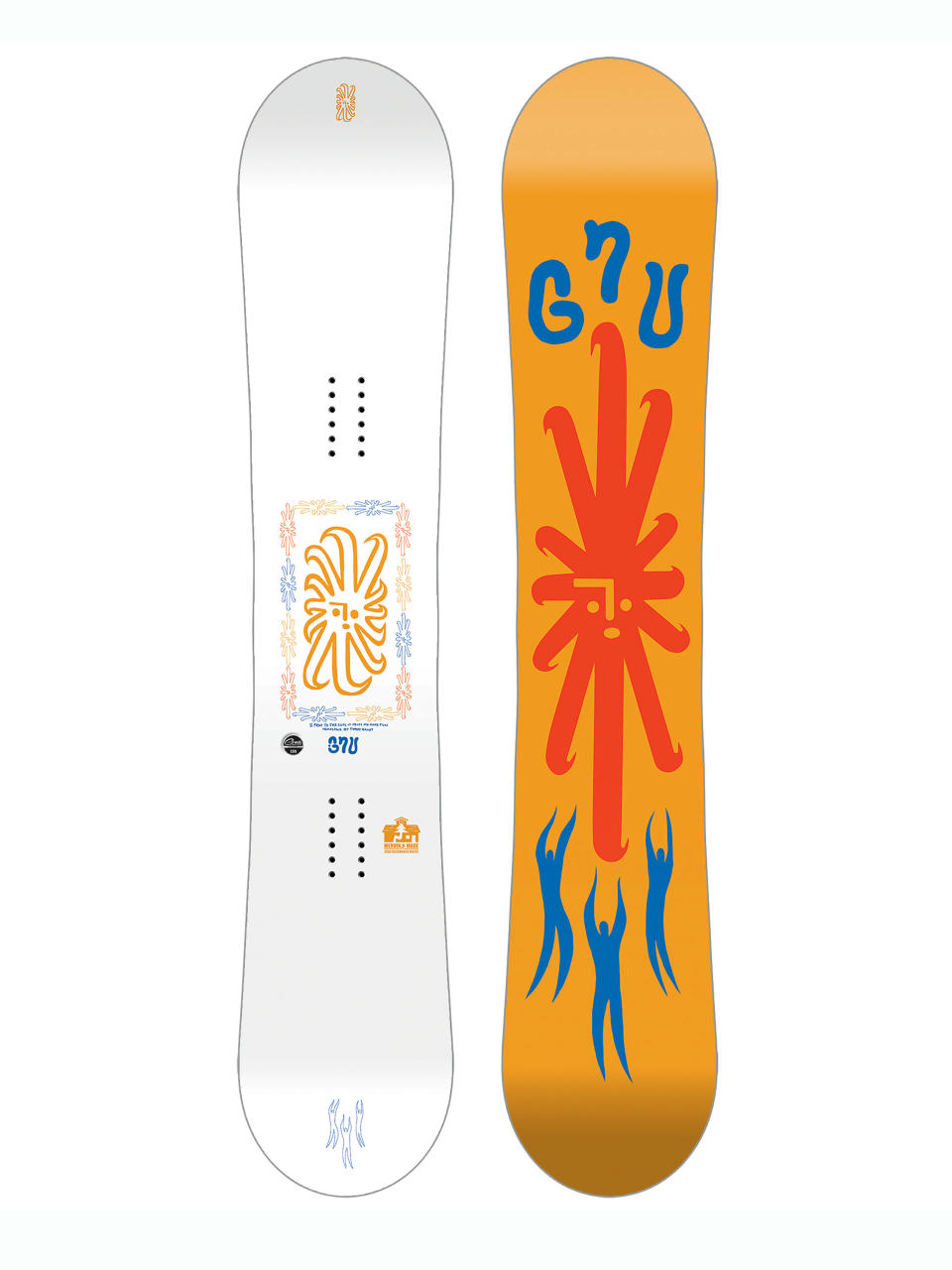 Pentru bărbați Snowboard Gnu Headspace (light orange)