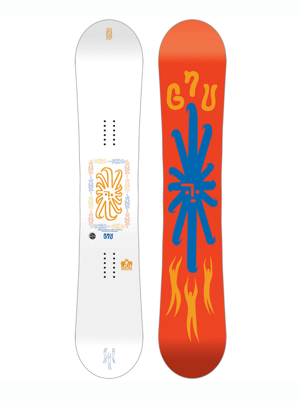 Pentru bărbați Snowboard Gnu Headspace (orange)