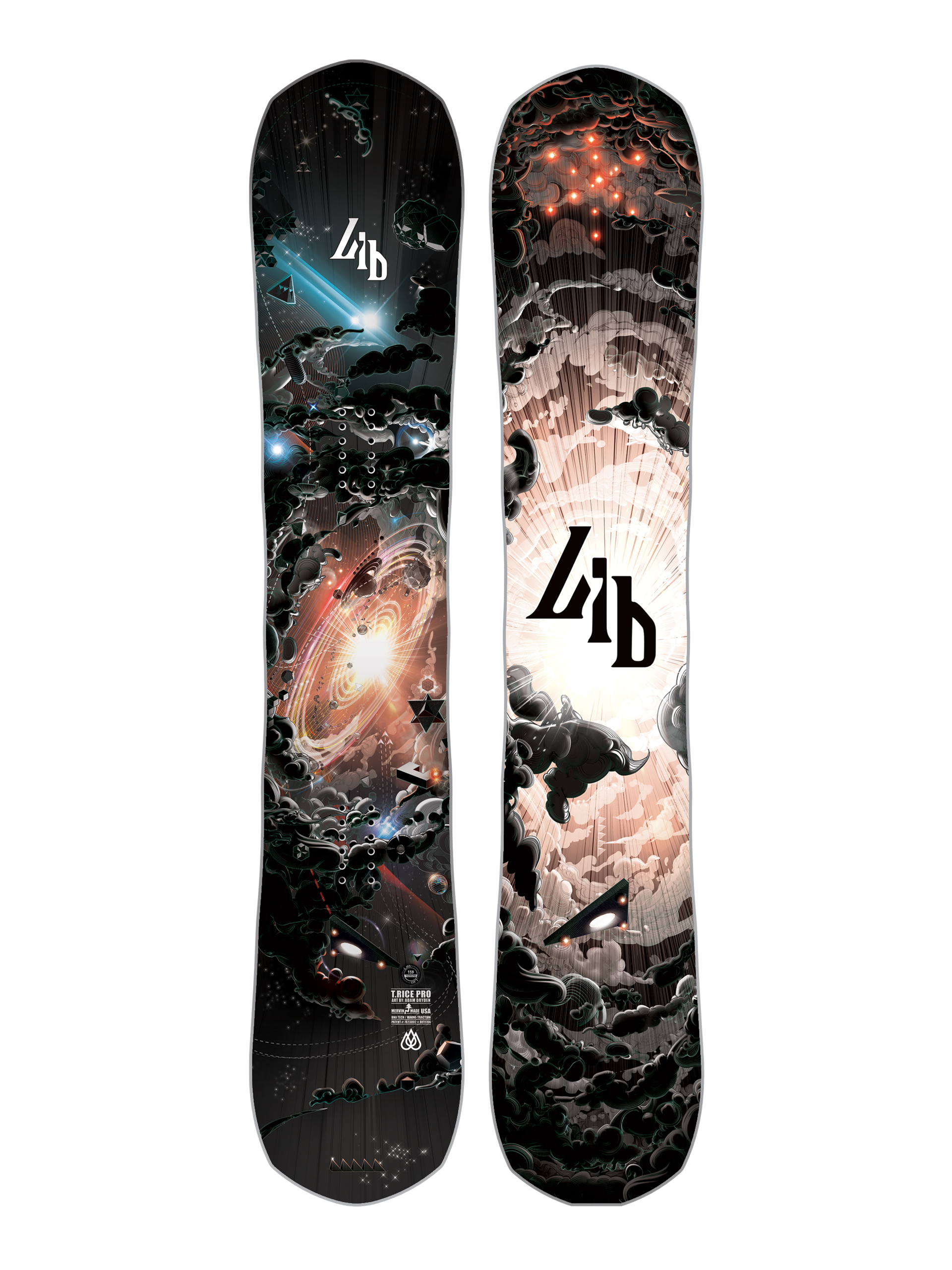 Snowboard Lib Tech T.Rice Pro - negru, multicolor