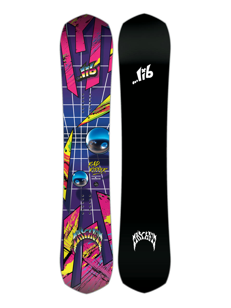 Pentru bărbați Snowboard Lib Tech Mayhem Rad Ripper (purple)