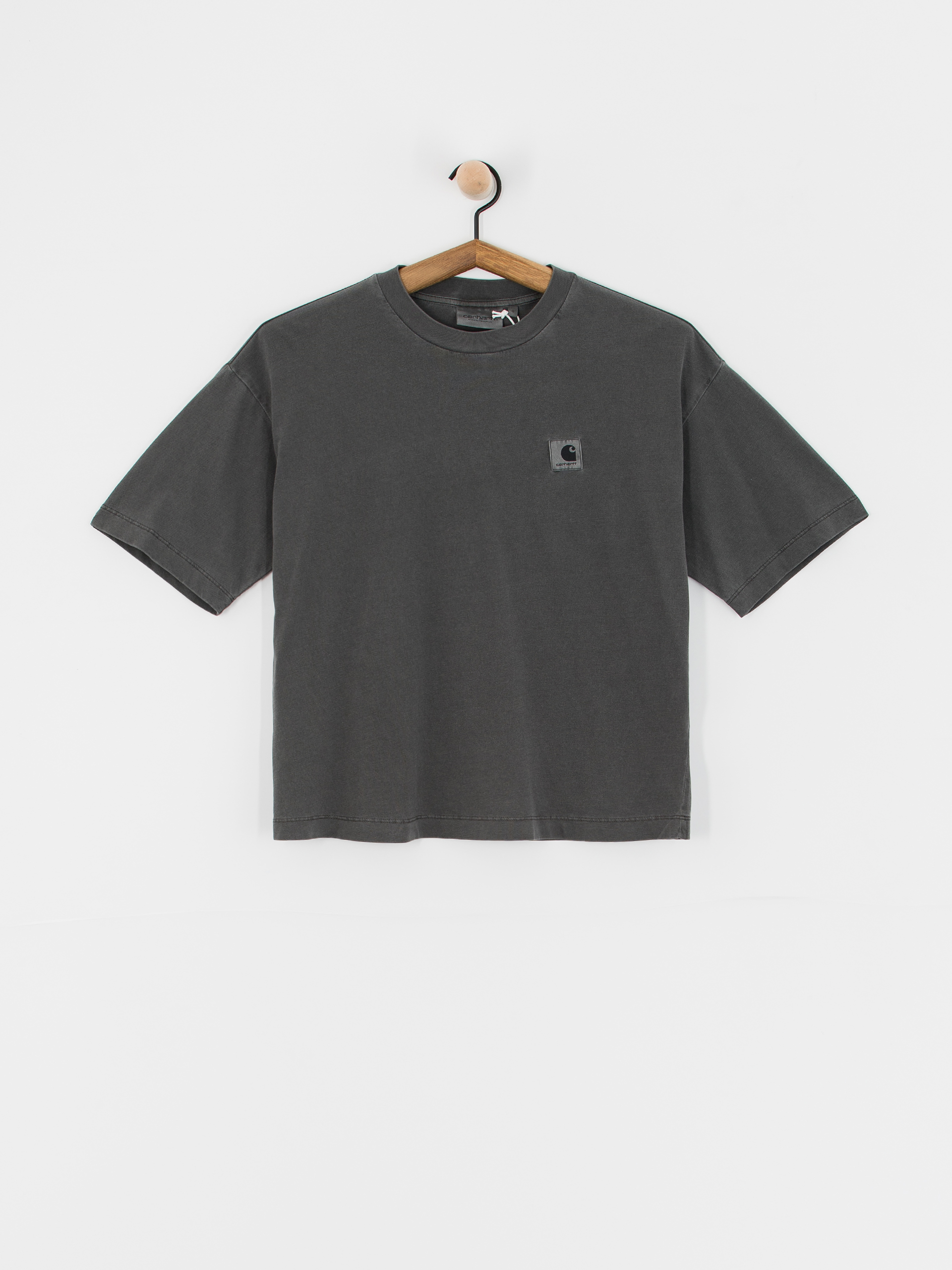 Tricou Carhartt WIP Nelson Wmn gri (graphite)