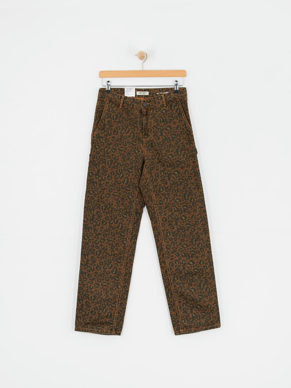 Pantaloni Carhartt WIP Leo Pierce Wmn (camo leo/tamarind/tamarind)