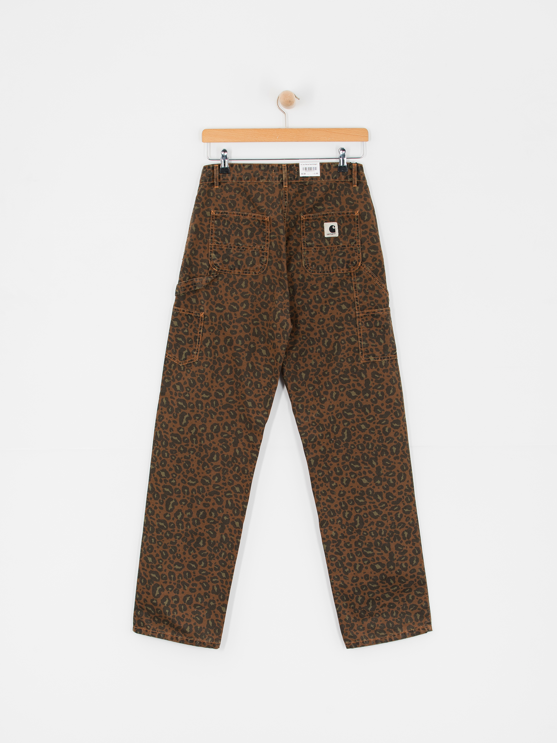 Pantaloni Carhartt WIP Leo Pierce Wmn (camo leo/tamarind/tamarind)