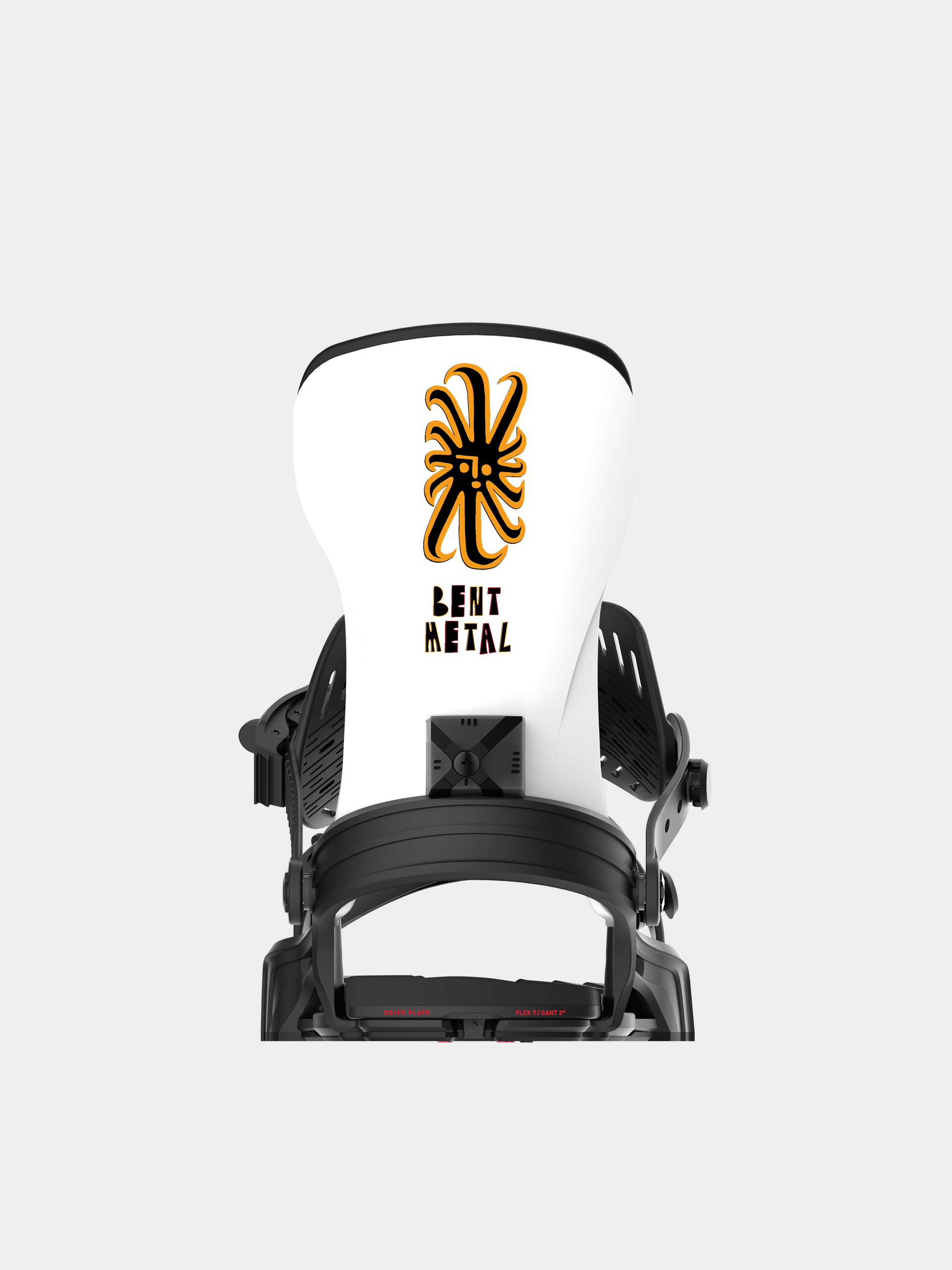 Pentru bărbați Legături pentru snowboard Bent Metal Axtion (black/white)