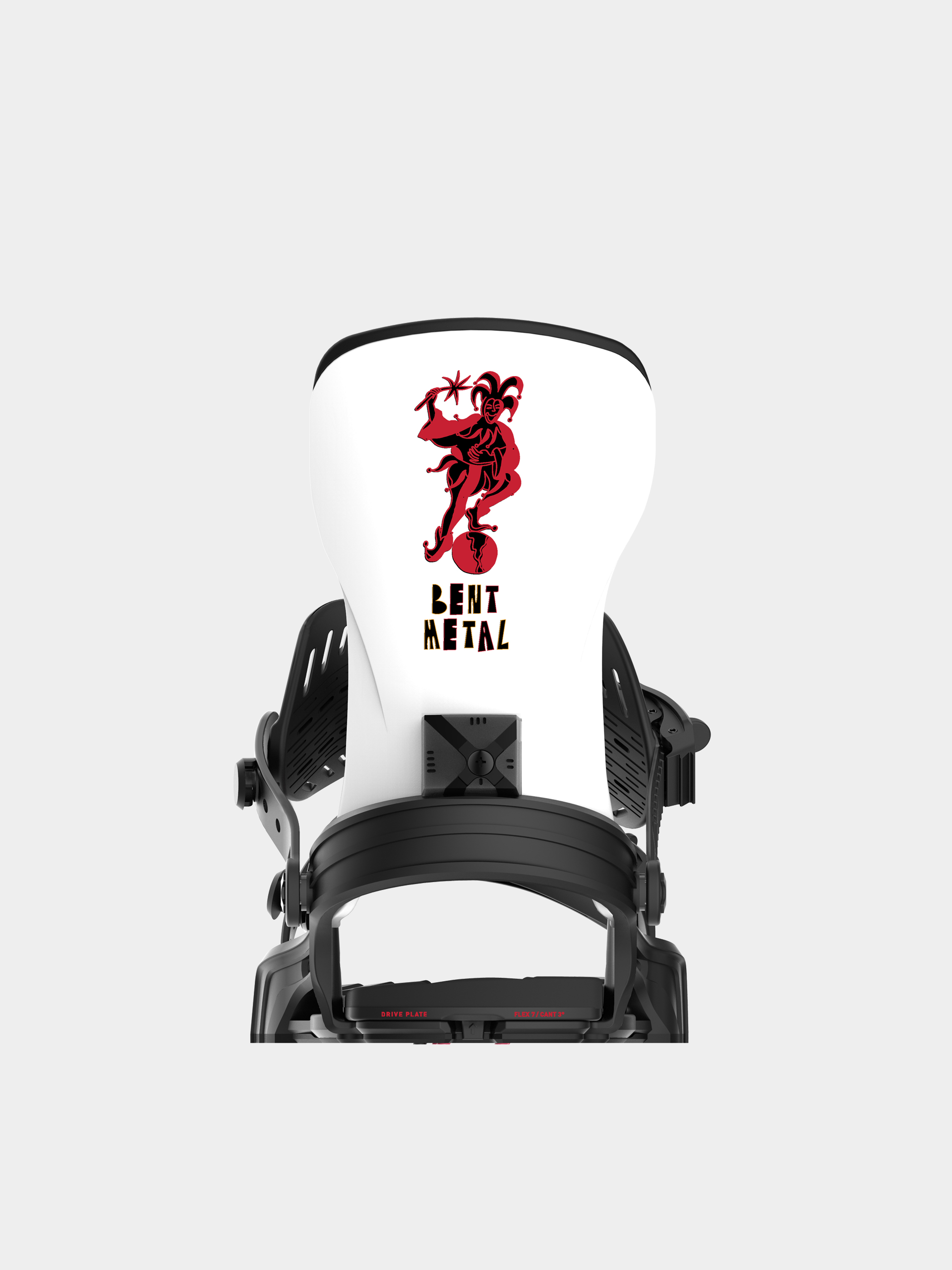 Pentru bărbați Legături pentru snowboard Bent Metal Axtion (black/white)