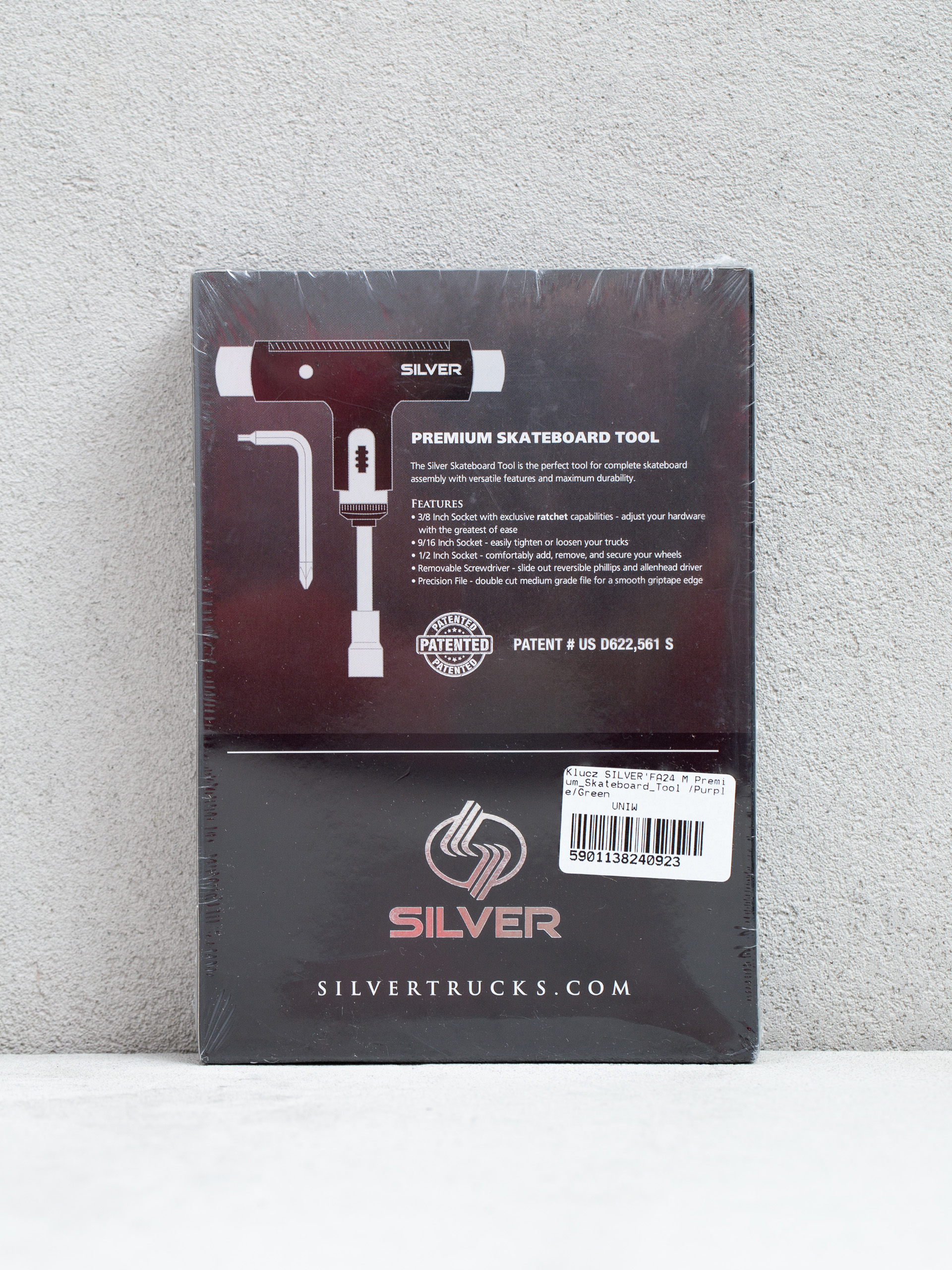 Akcesoria Silver Premium Skateboard Tool (purple/green)