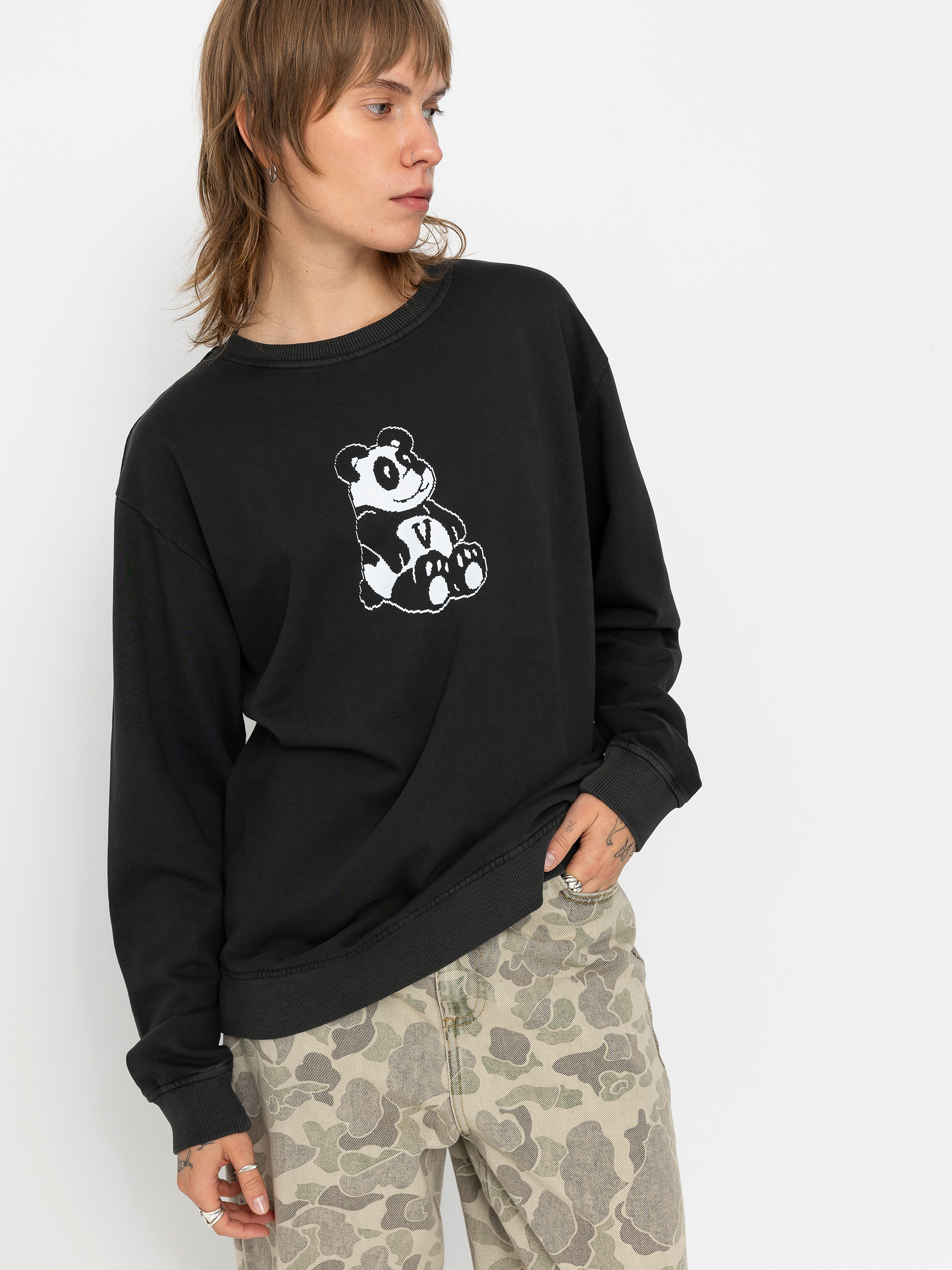 Hanorac Vans Pandamonium Bff Crew Wmn (black)