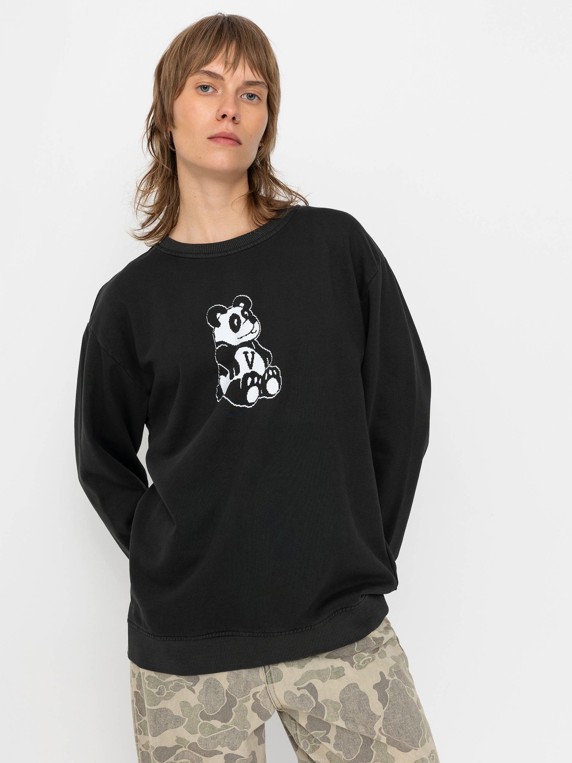 Hanorac Vans Pandamonium Bff Crew Wmn (black)
