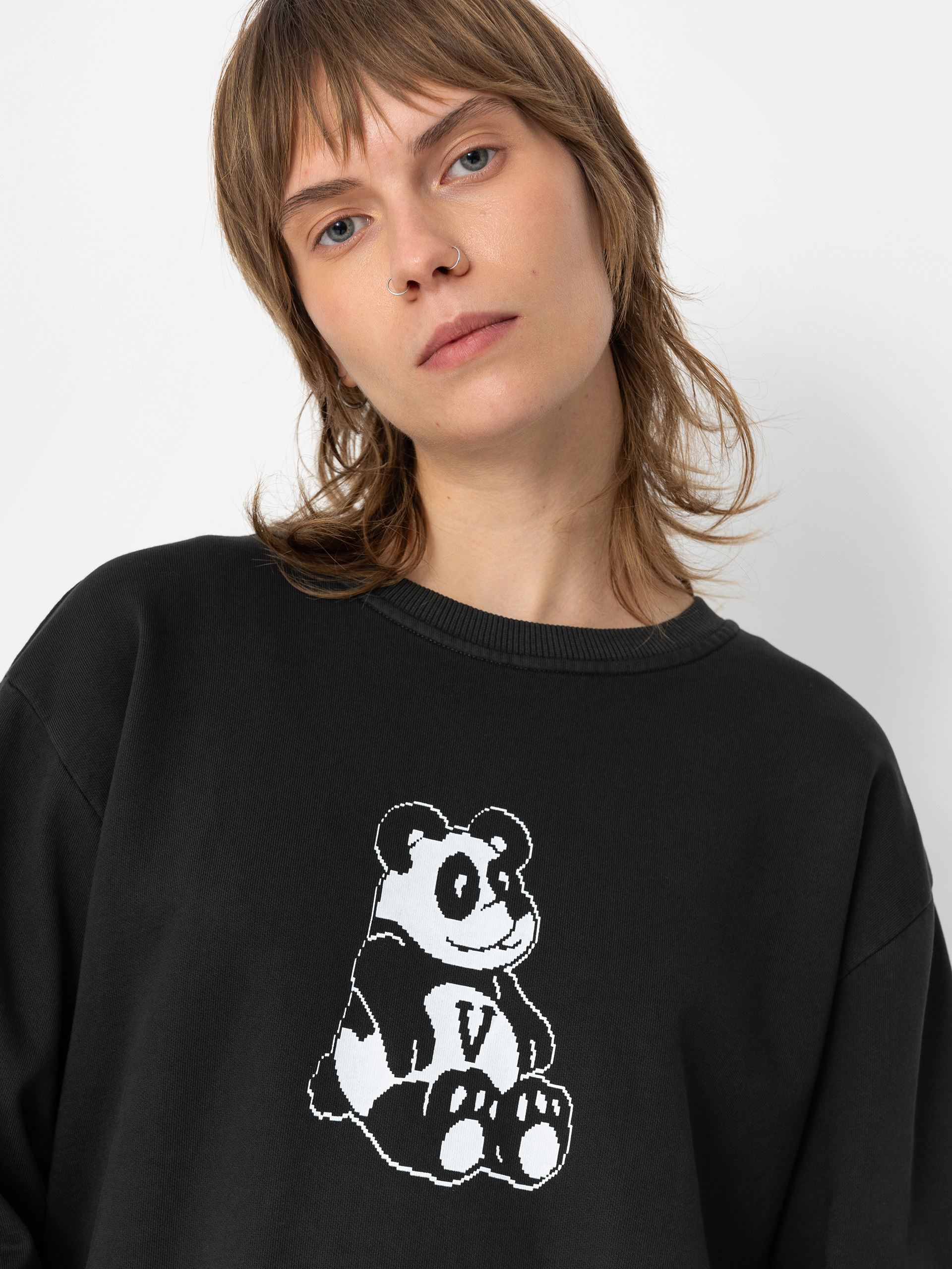 Hanorac Vans Pandamonium Bff Crew Wmn (black)