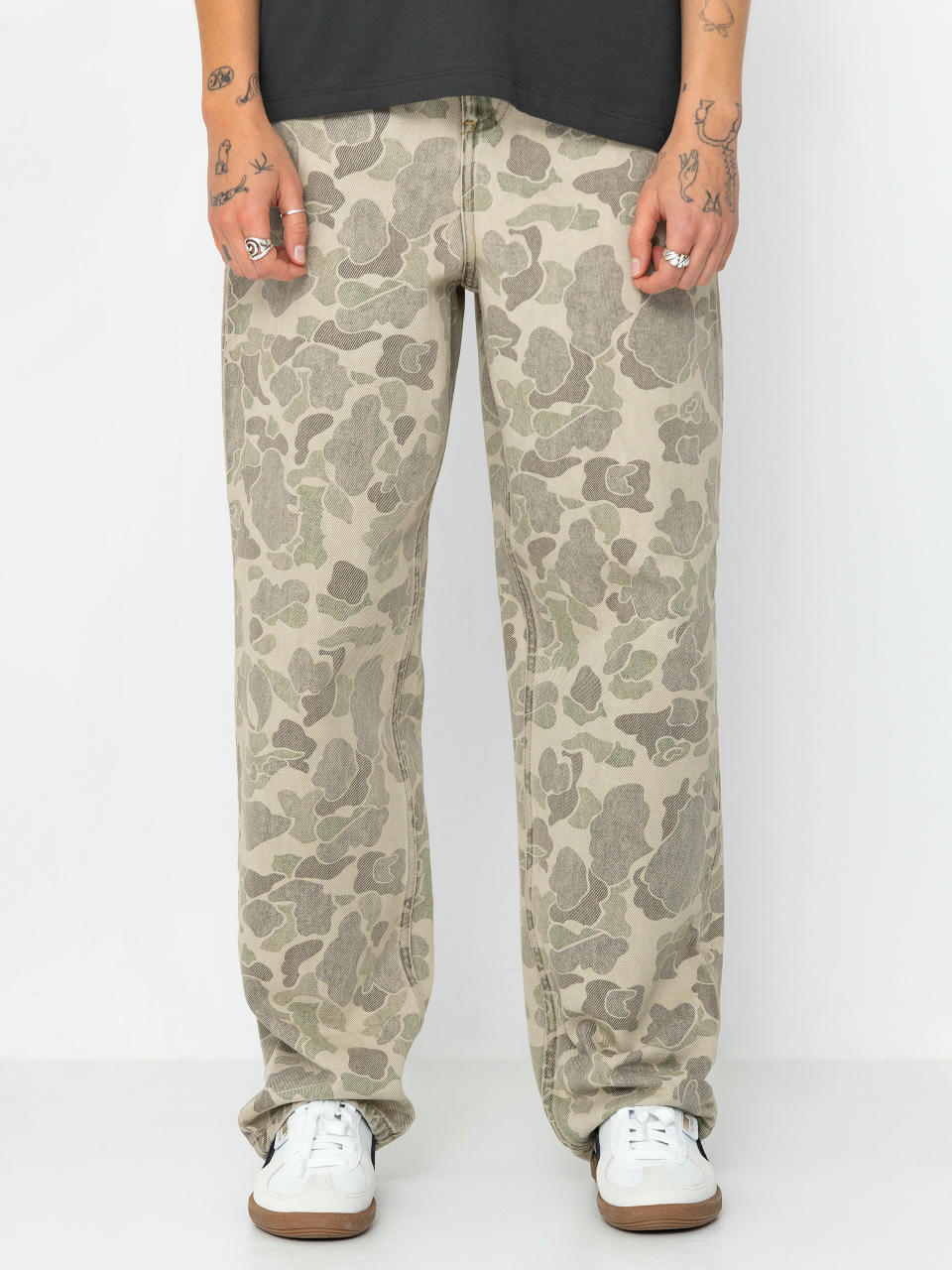 Pantaloni Carhartt WIP Duck Orell Wmn (camo duck/black)