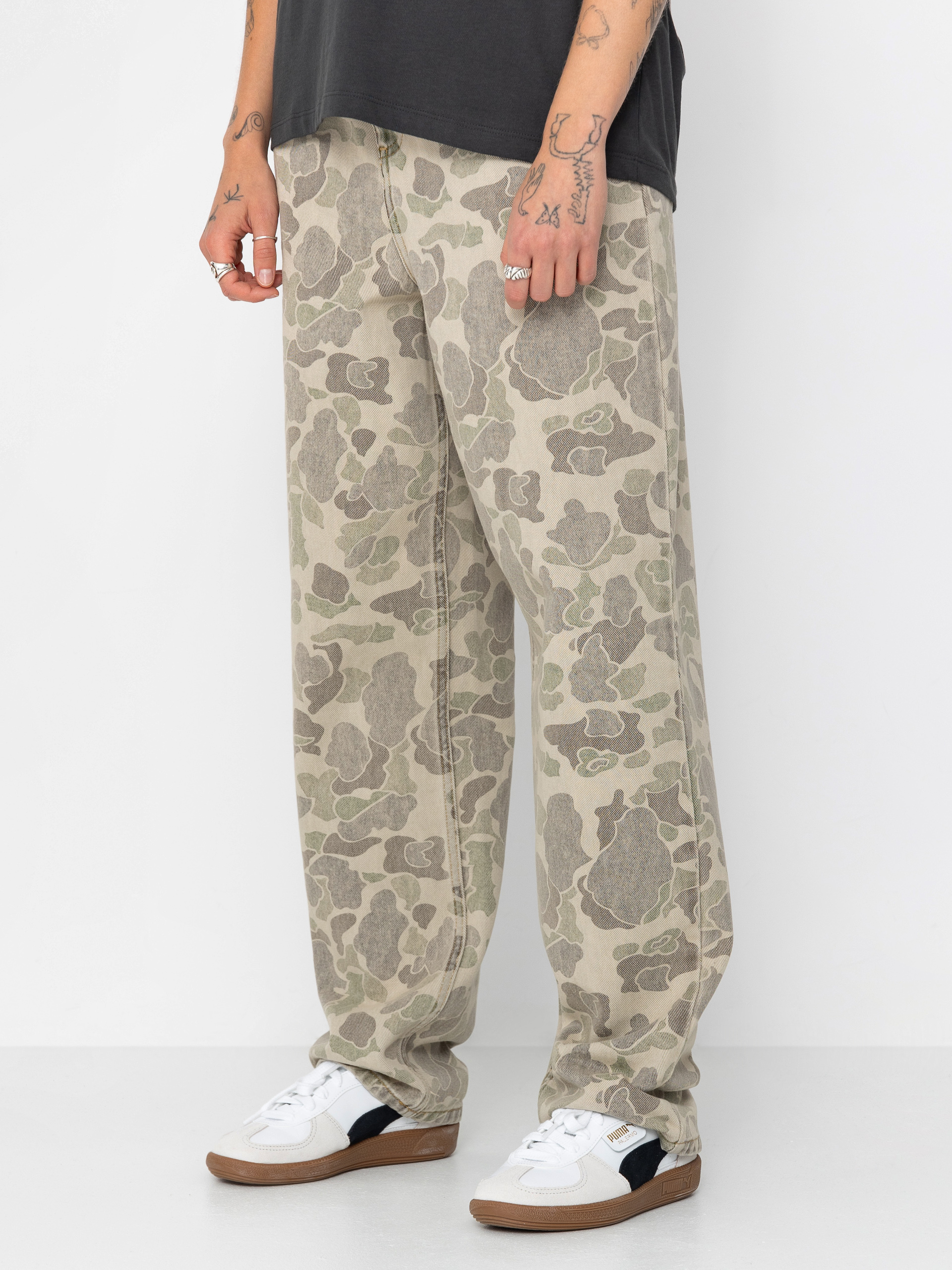 Pantaloni Carhartt WIP Duck Orell Wmn (camo duck/black)