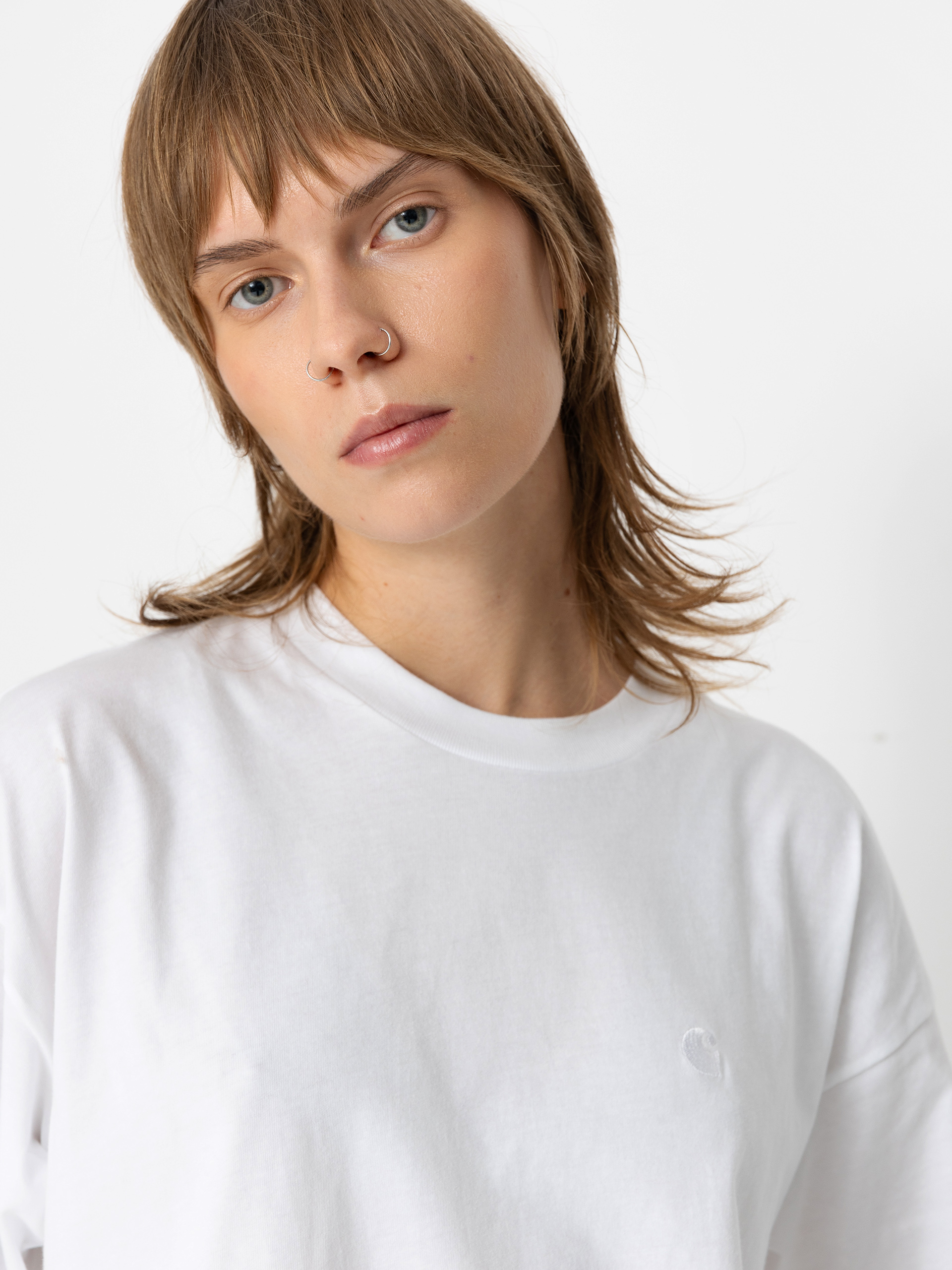 Tricou Carhartt WIP Chester Wmn (white)