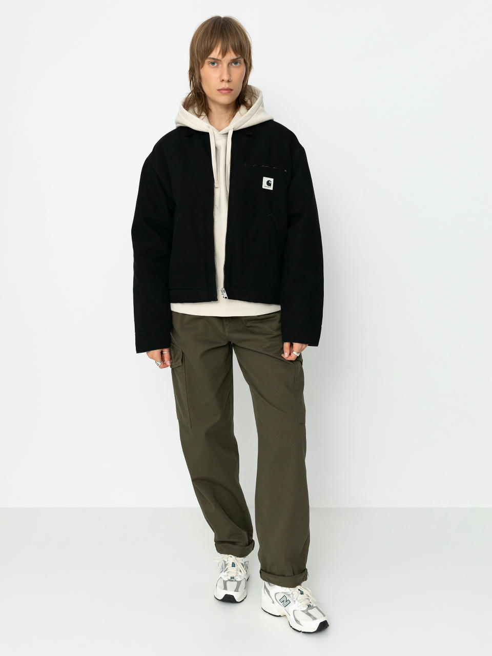 Geacă Carhartt WIP OG Detroit Wmn (black/black)