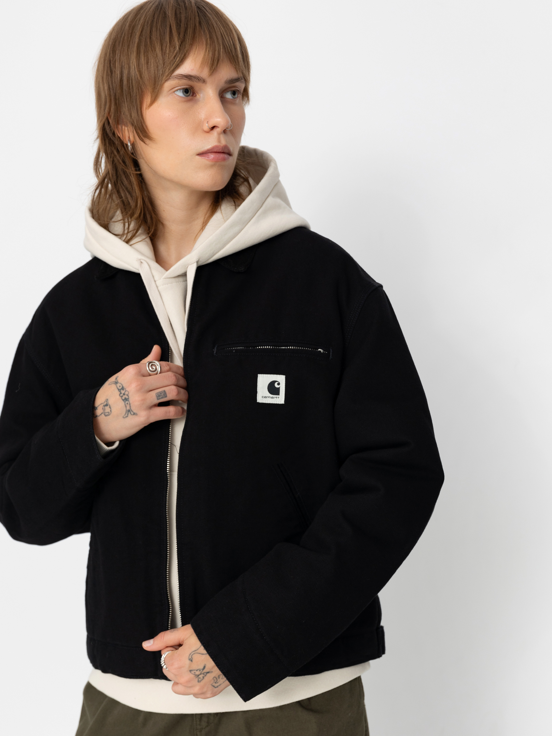 Geacă Carhartt WIP OG Detroit Wmn (black/black)