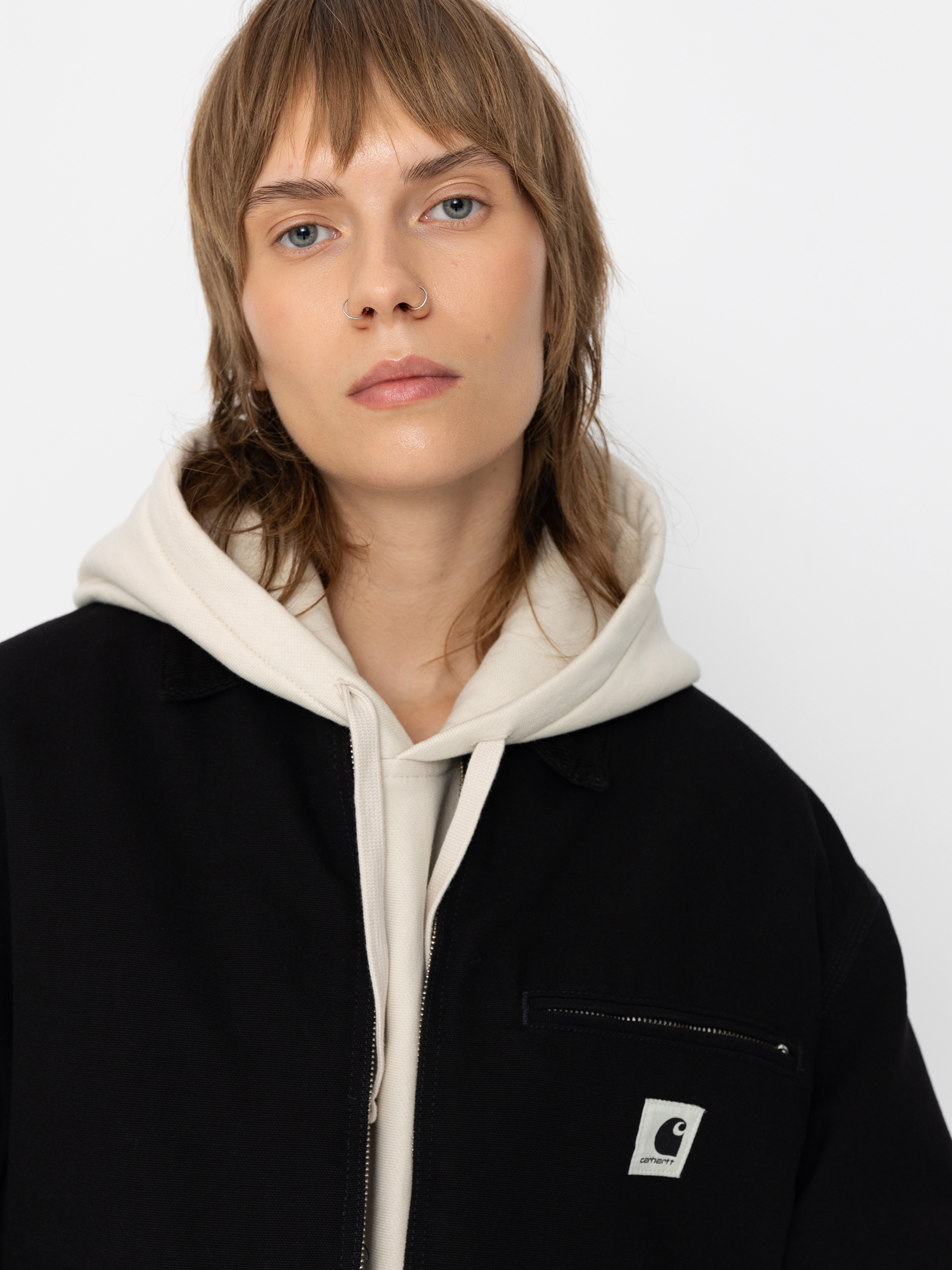 Geacă Carhartt WIP OG Detroit Wmn (black/black)