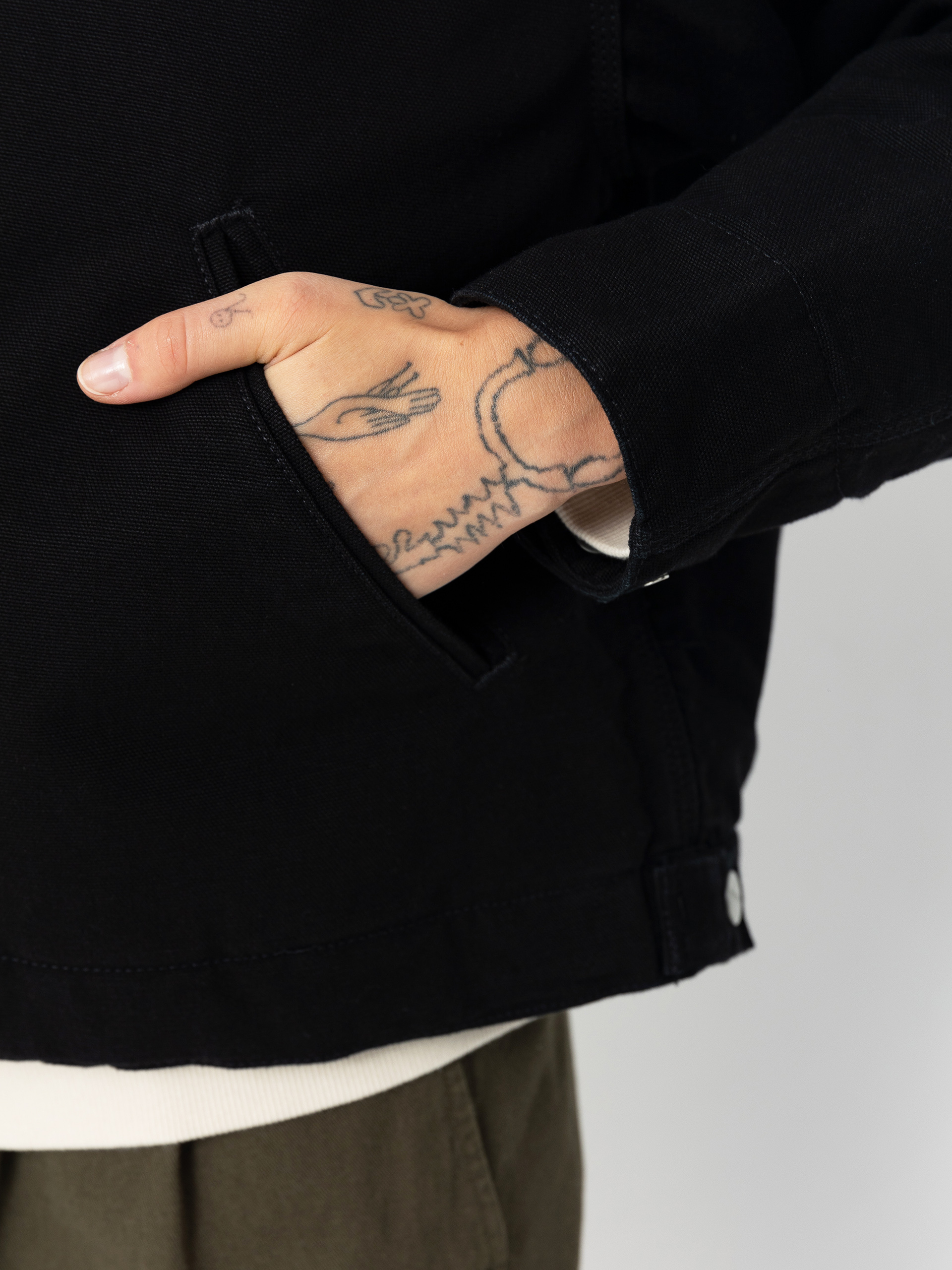 Geacă Carhartt WIP OG Detroit Wmn (black/black)