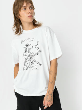 Tricou Carhartt WIP Pepe Sad Cowboy Wmn (white/black)