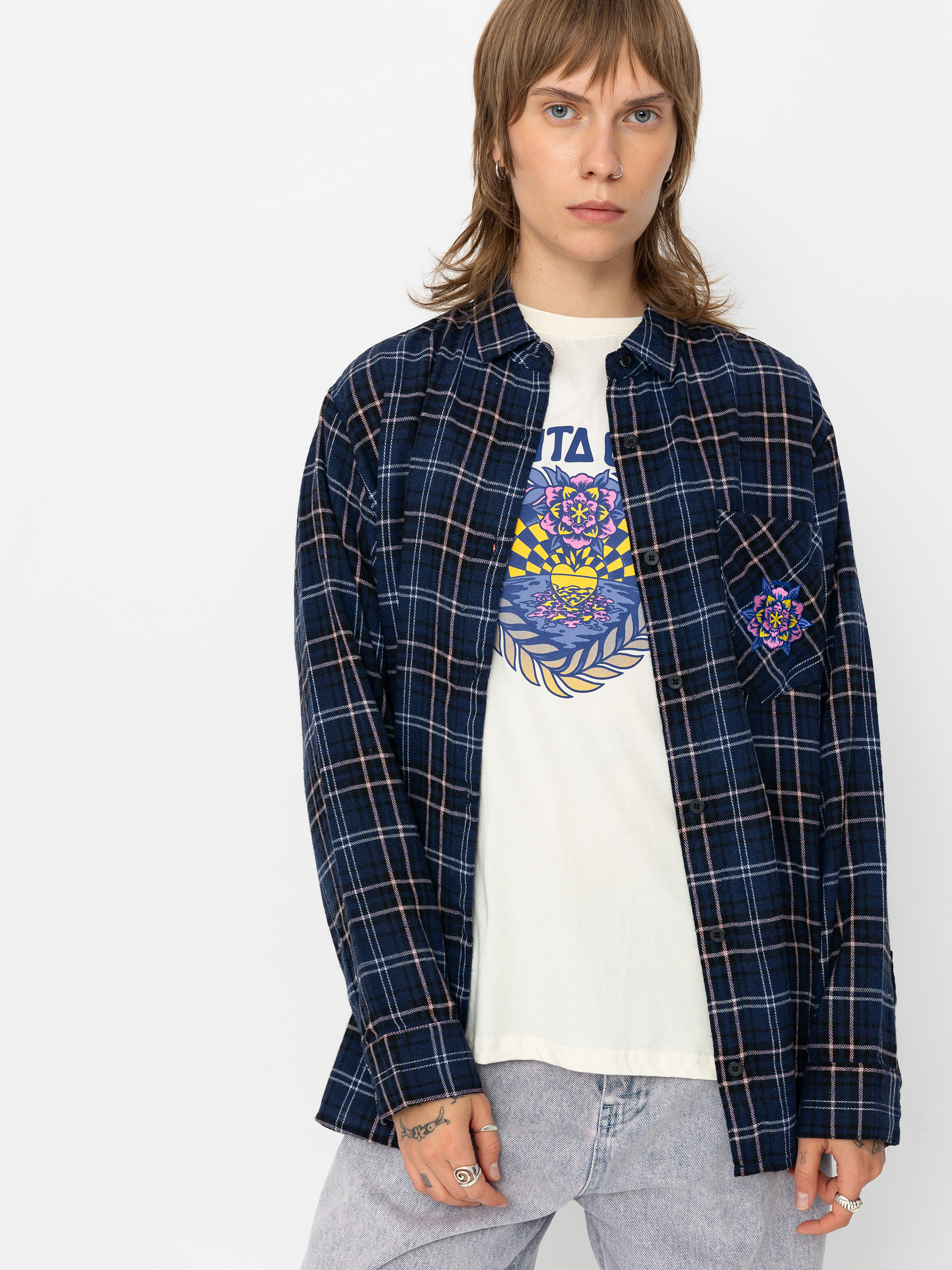 Fustă Santa Cruz Portland Wmn (blue check)