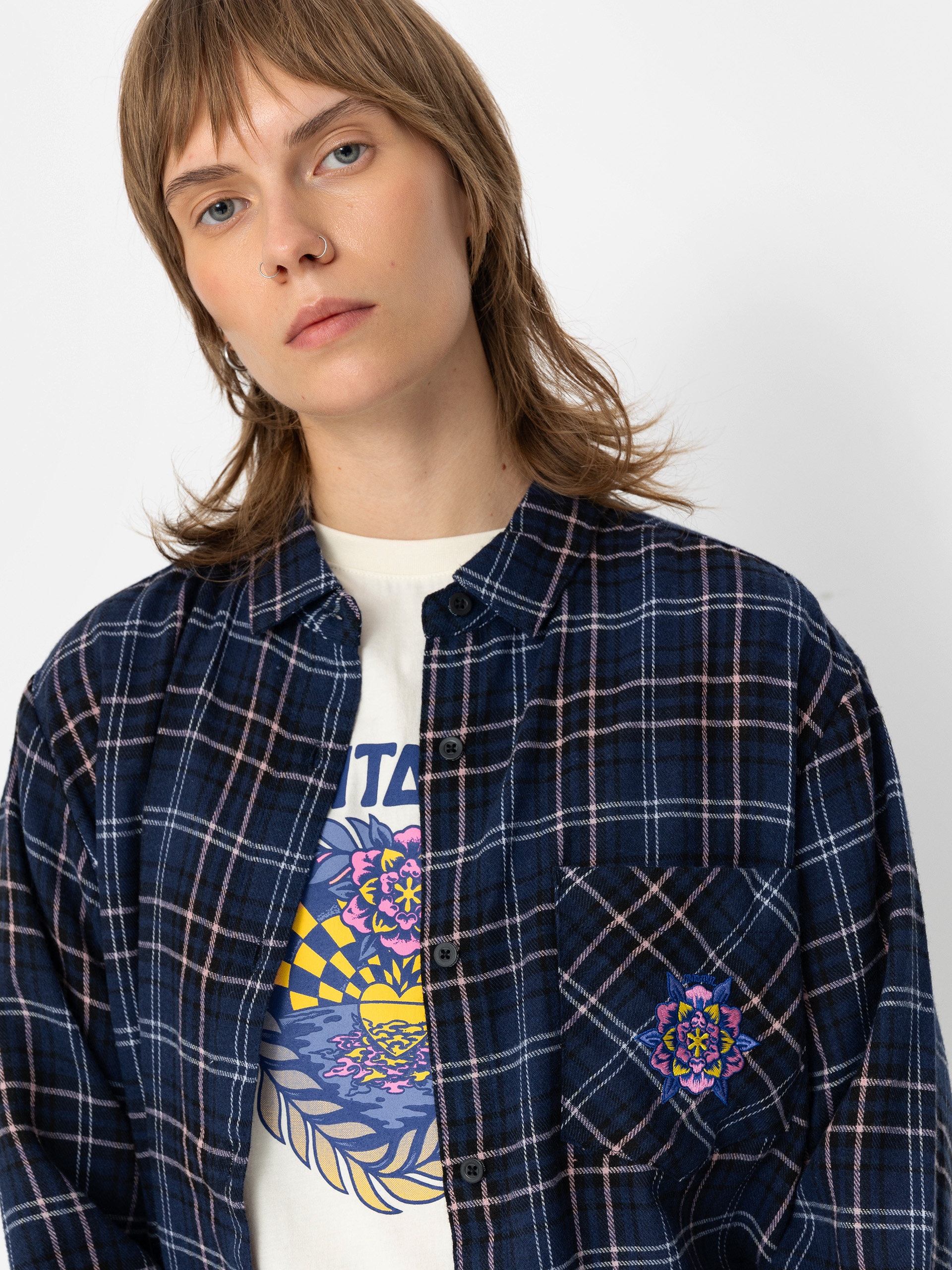 Fustă Santa Cruz Portland Wmn (blue check)