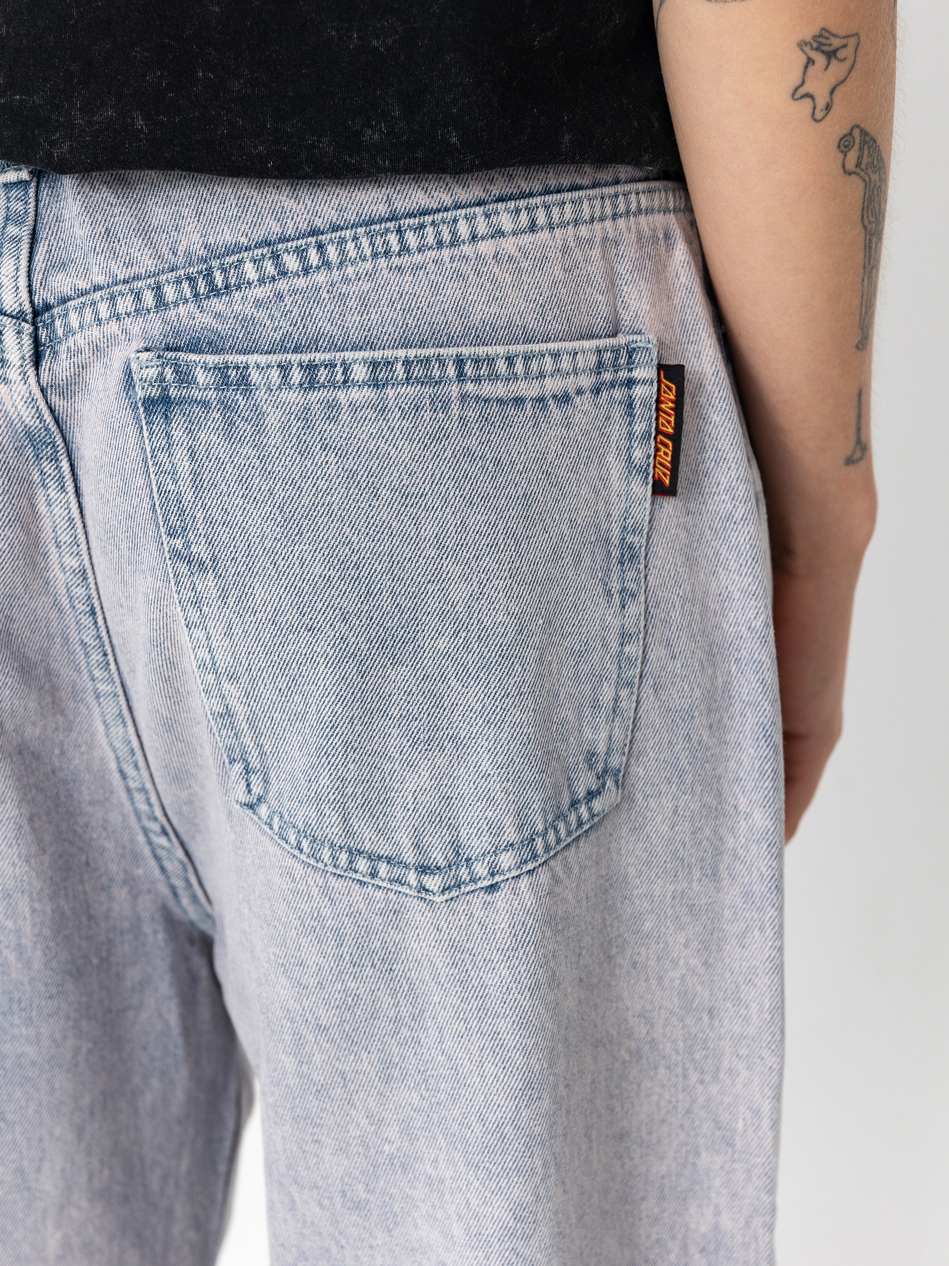 Pantaloni Santa Cruz Classic Baggy Jeans Wmn (rose quartz tint)