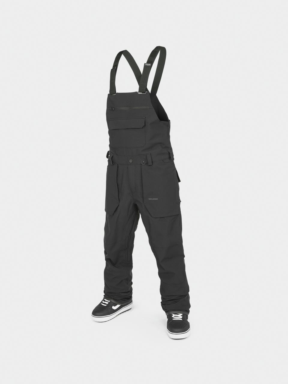 Pentru bărbați Pantaloni pentru snowboard Volcom Roan Bib Overall (black)