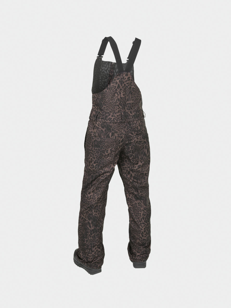 Pantaloni pentru snowboard Volcom Swift Bib Overall Wmn (leopard)