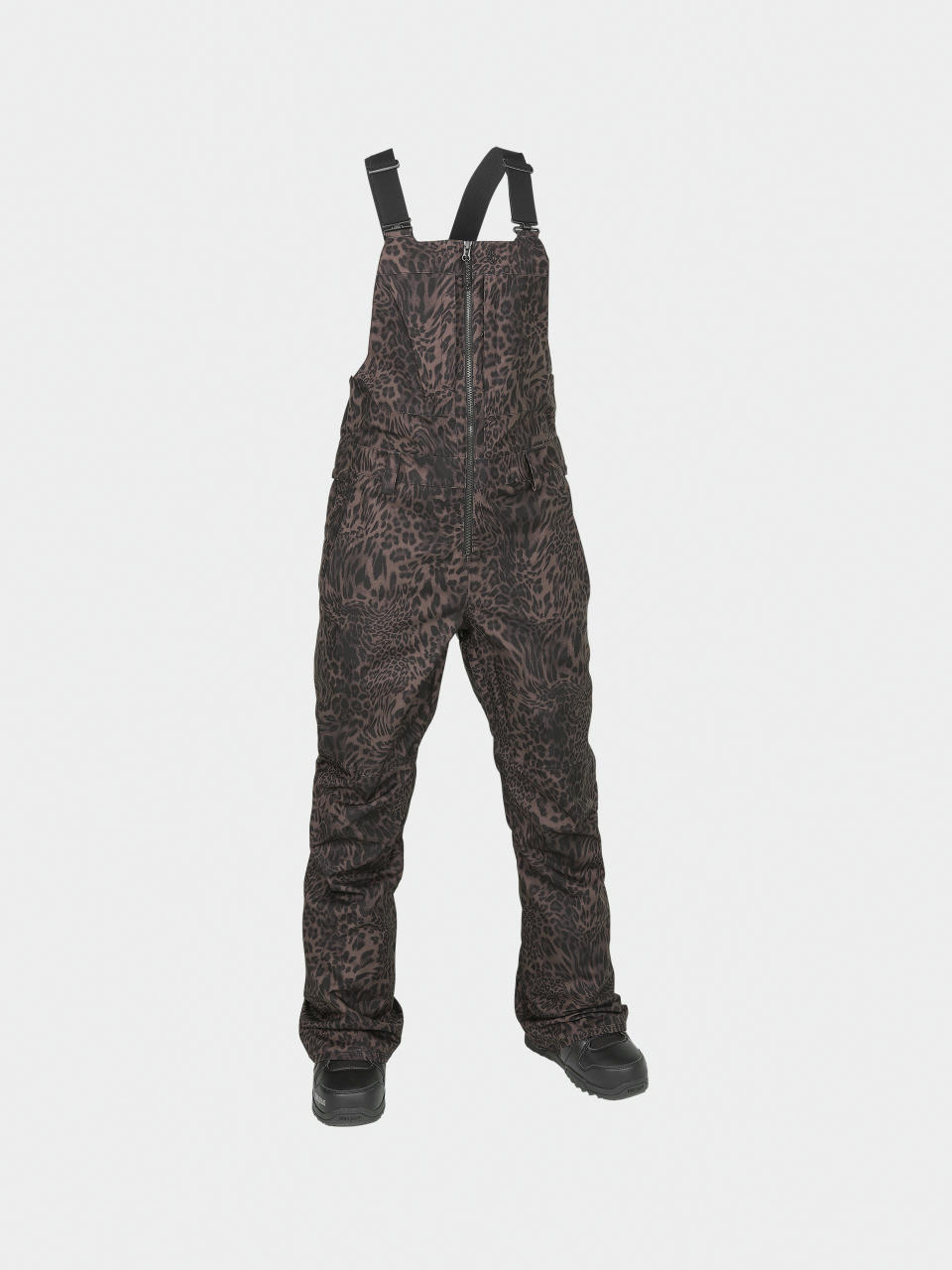 Pentru femei Pantaloni pentru snowboard Volcom Swift Bib Overall (leopard)