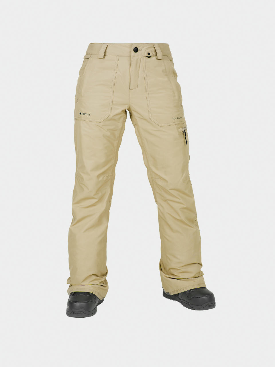 Pentru femei Pantaloni pentru snowboard Volcom Knox Ins Gore Tex (sand)