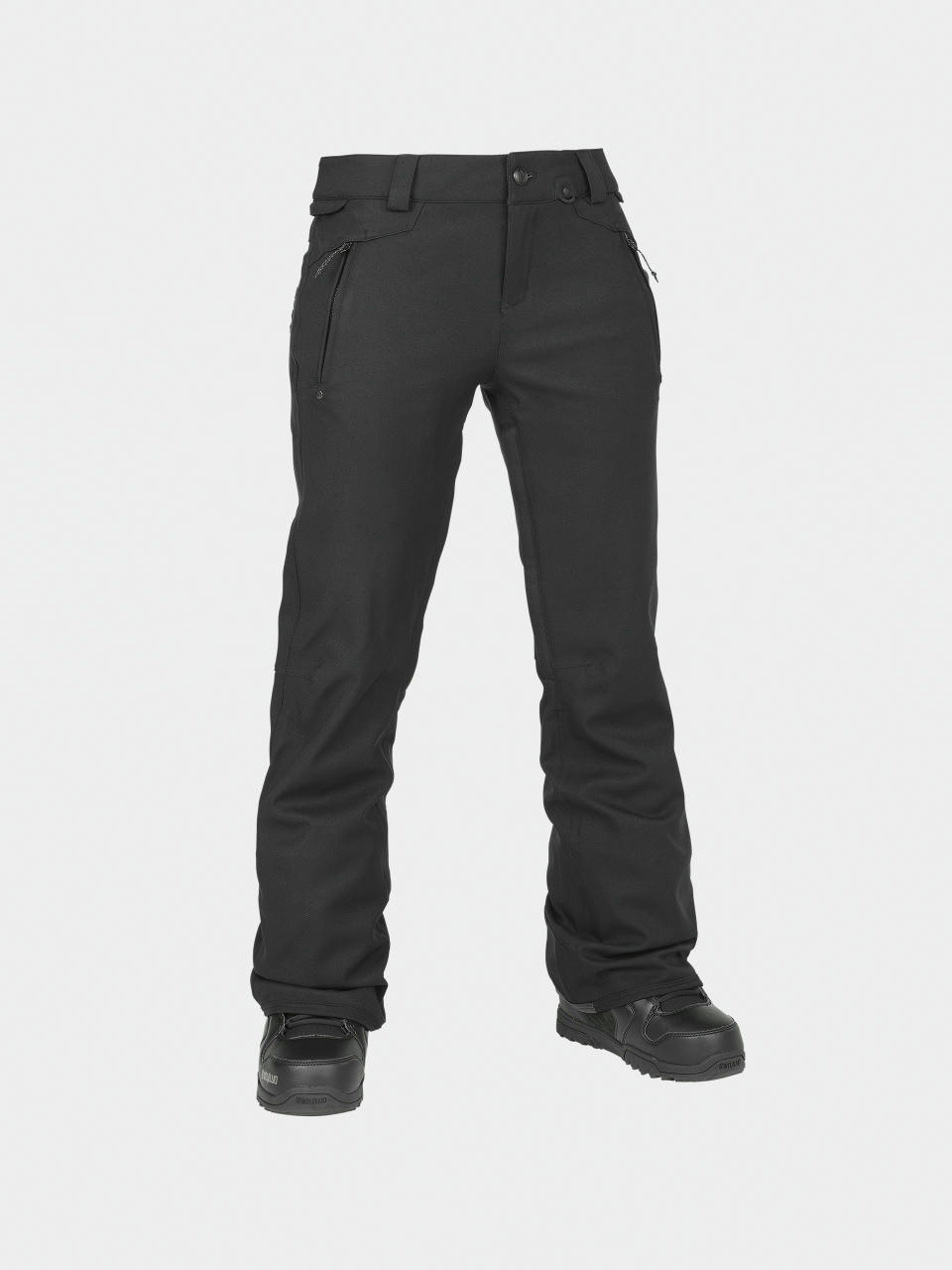 Pantaloni pentru snowboard Volcom Genus Stretch Wmn (black)