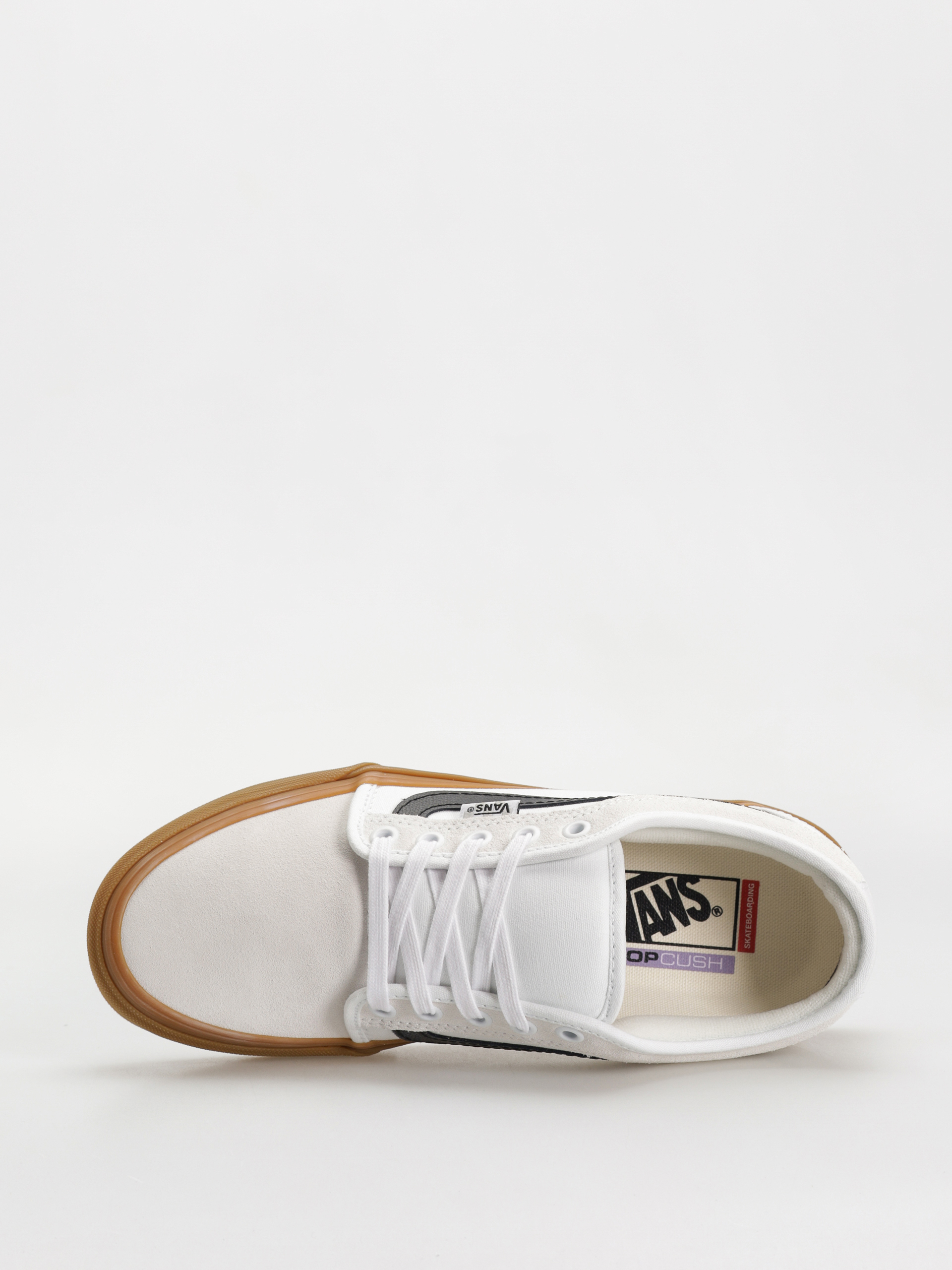 Pantofi Vans Skate Chukka Low Sidestripe (white/black/gum)