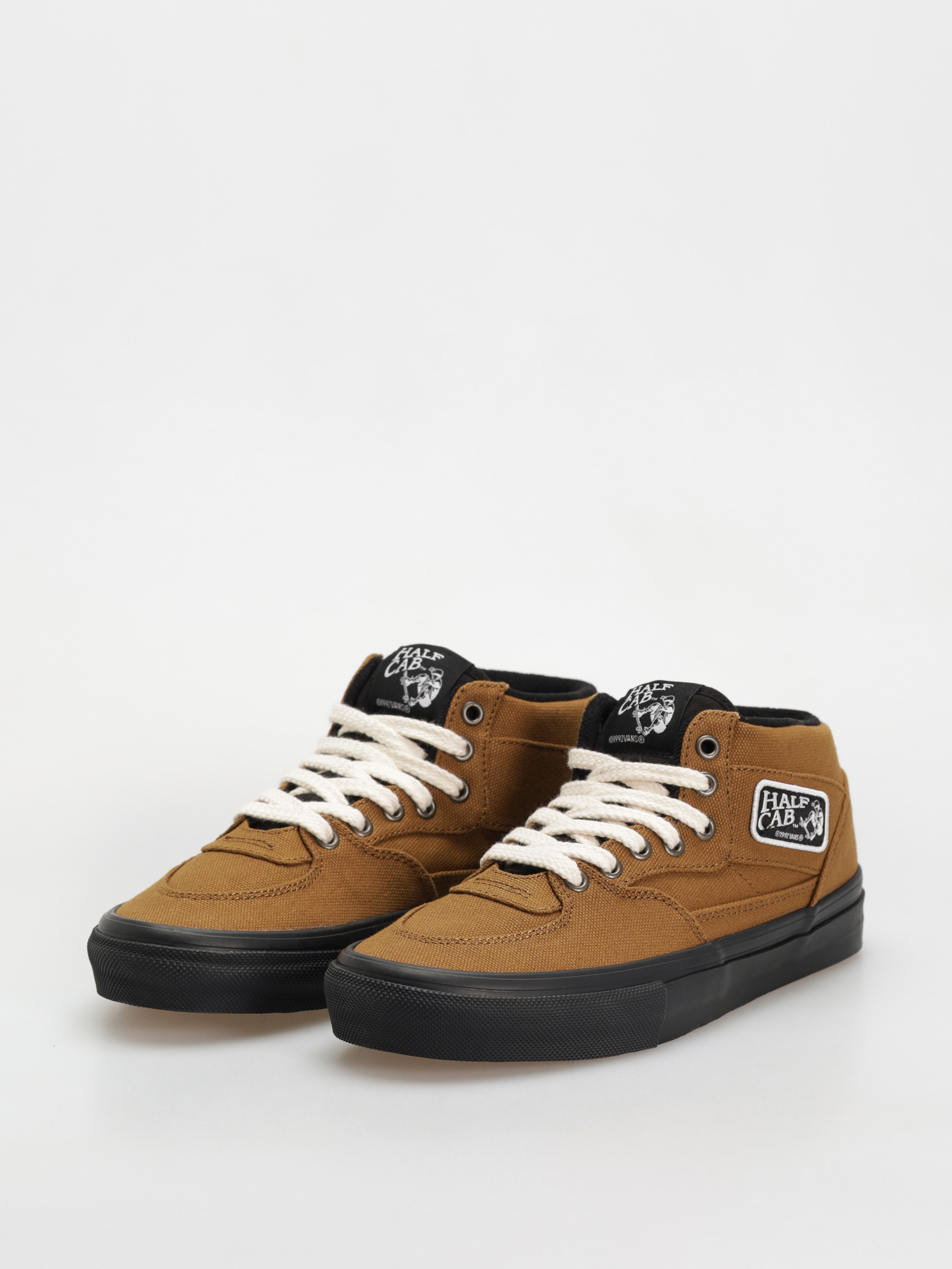 Pantofi Vans Skate Half Cab (duck canvas golden brown/black)