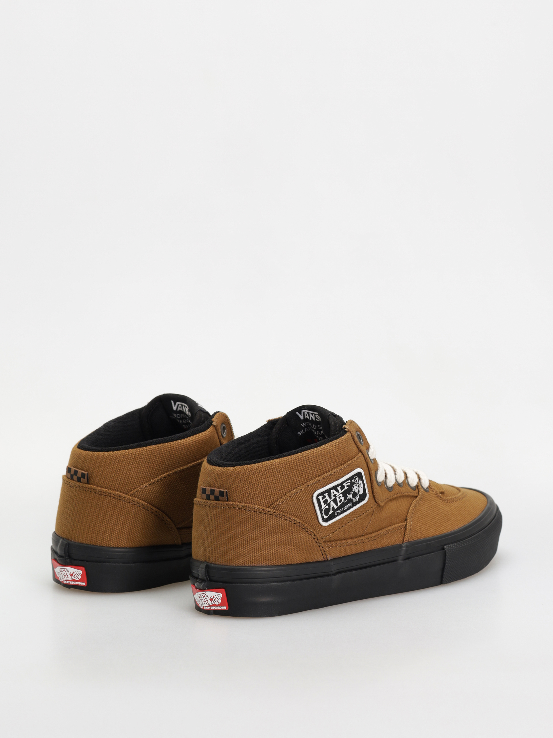 Pantofi Vans Skate Half Cab (duck canvas golden brown/black)