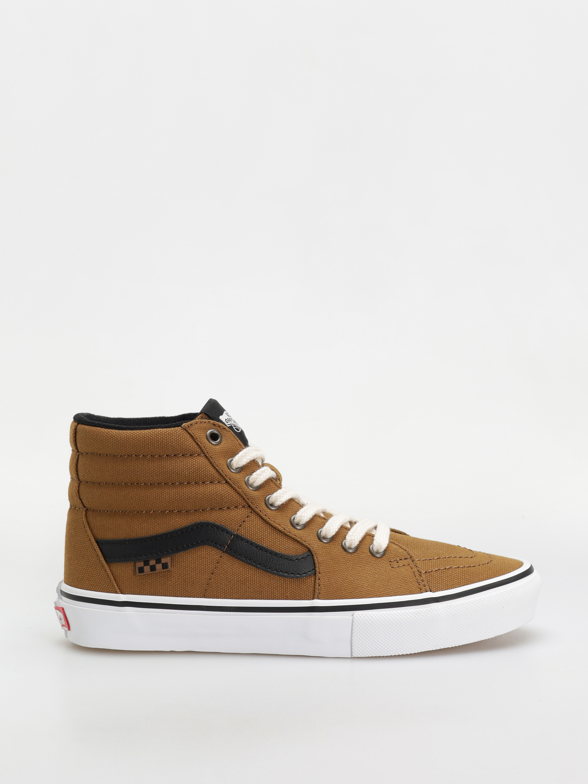 Pantofi Vans Skate Sk8 Hi (duck canvas golden brown)