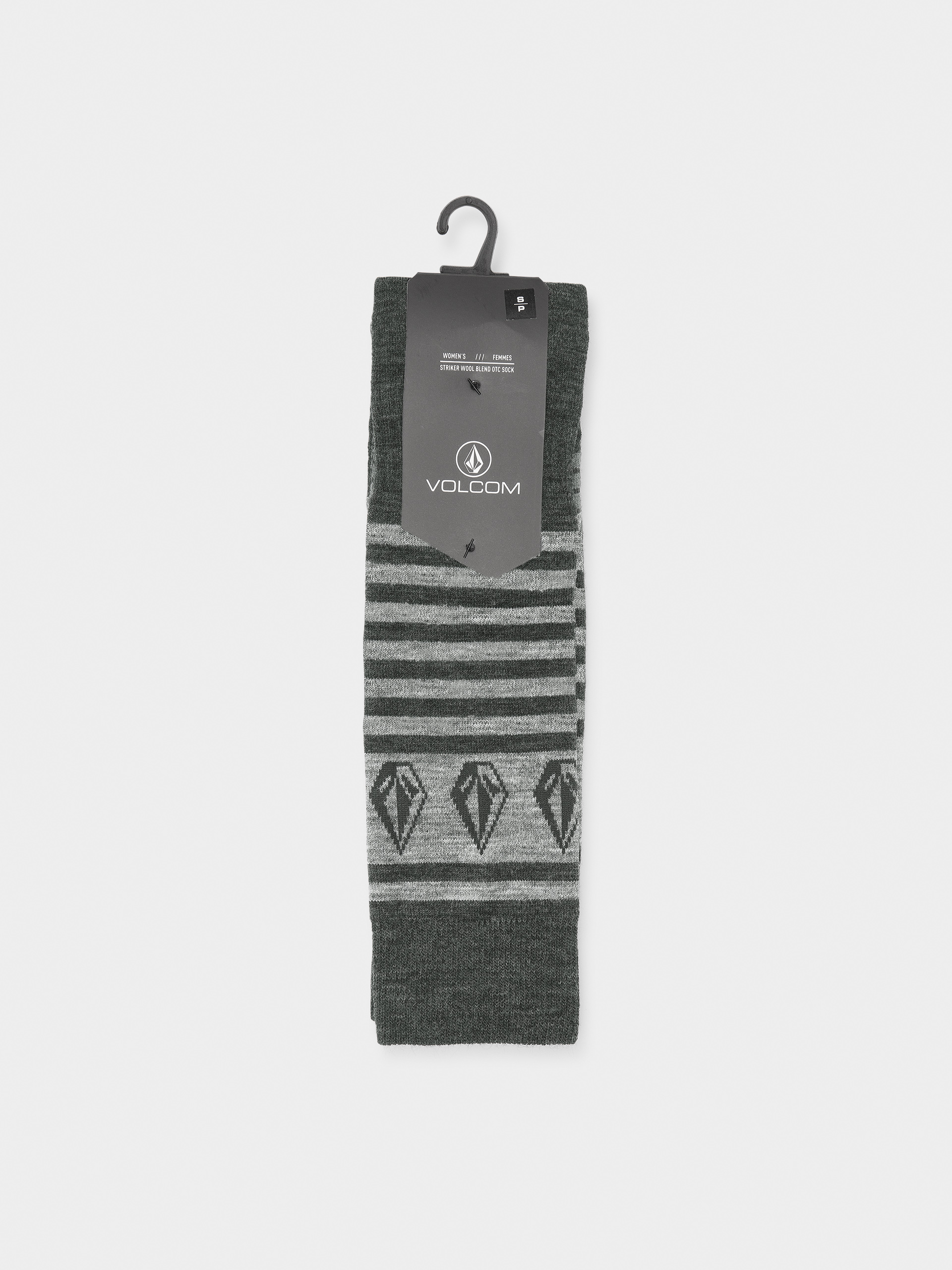 Șosete Volcom Striker Wool Blend Otc Wmn (black)