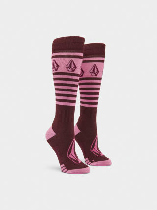 Șosete Volcom Striker Wool Blend Otc Wmn (burgundy)