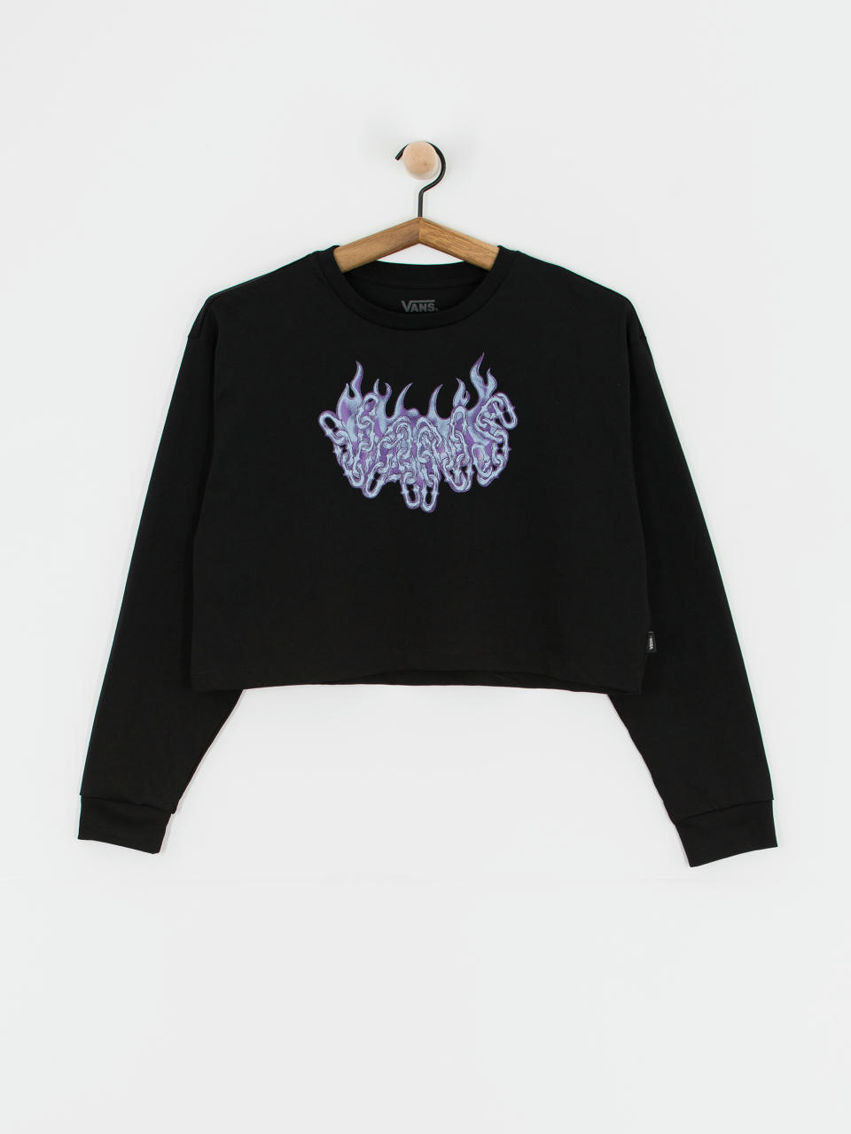 Longsleeve Vans Hot Links Relax Crop Wmn (black)