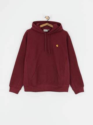 Hanorac cu glugă Carhartt WIP American Script HD (malbec)