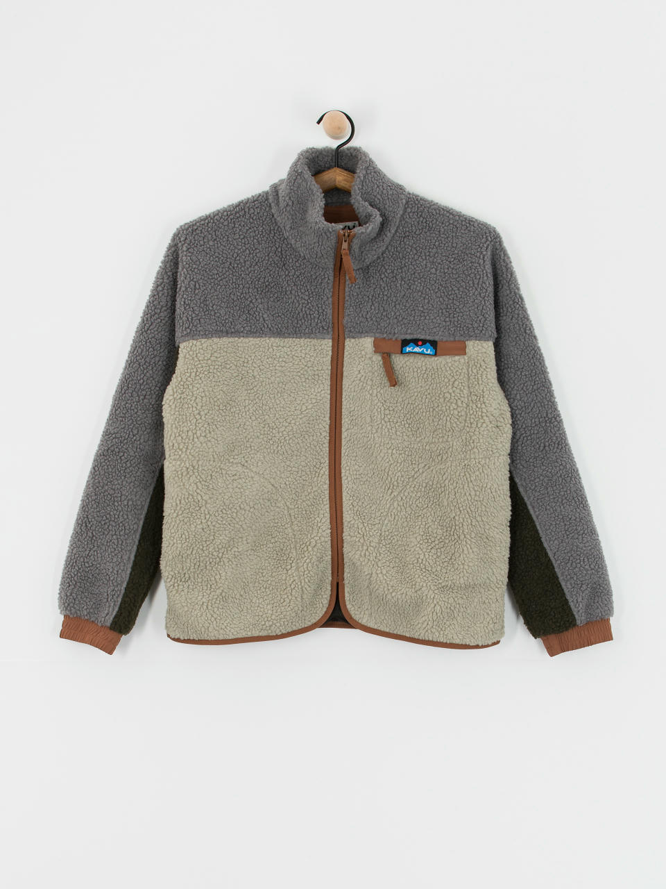 Hanorac din fleece Kavu Pinesdale (verde canyon)